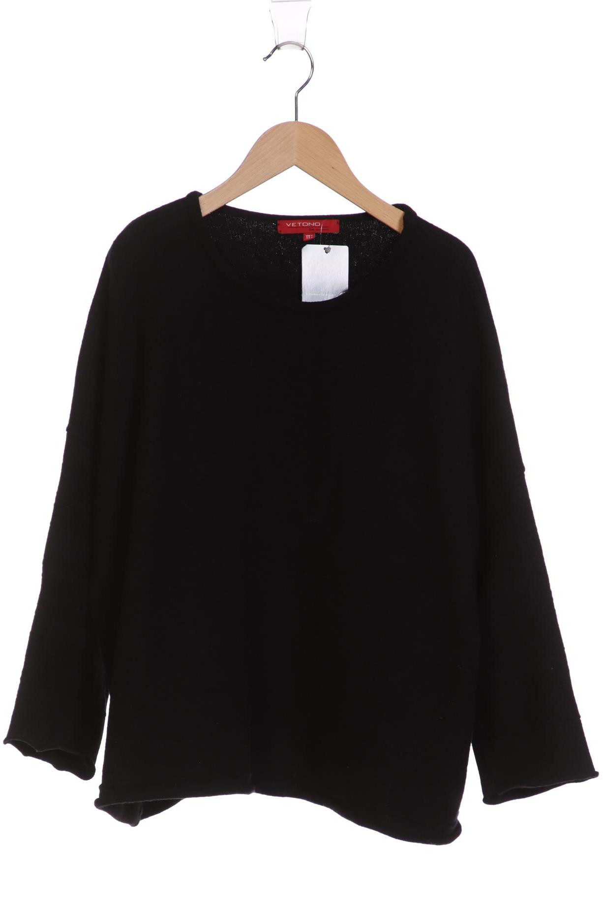 

Vetono Damen Pullover, schwarz, Gr. 10