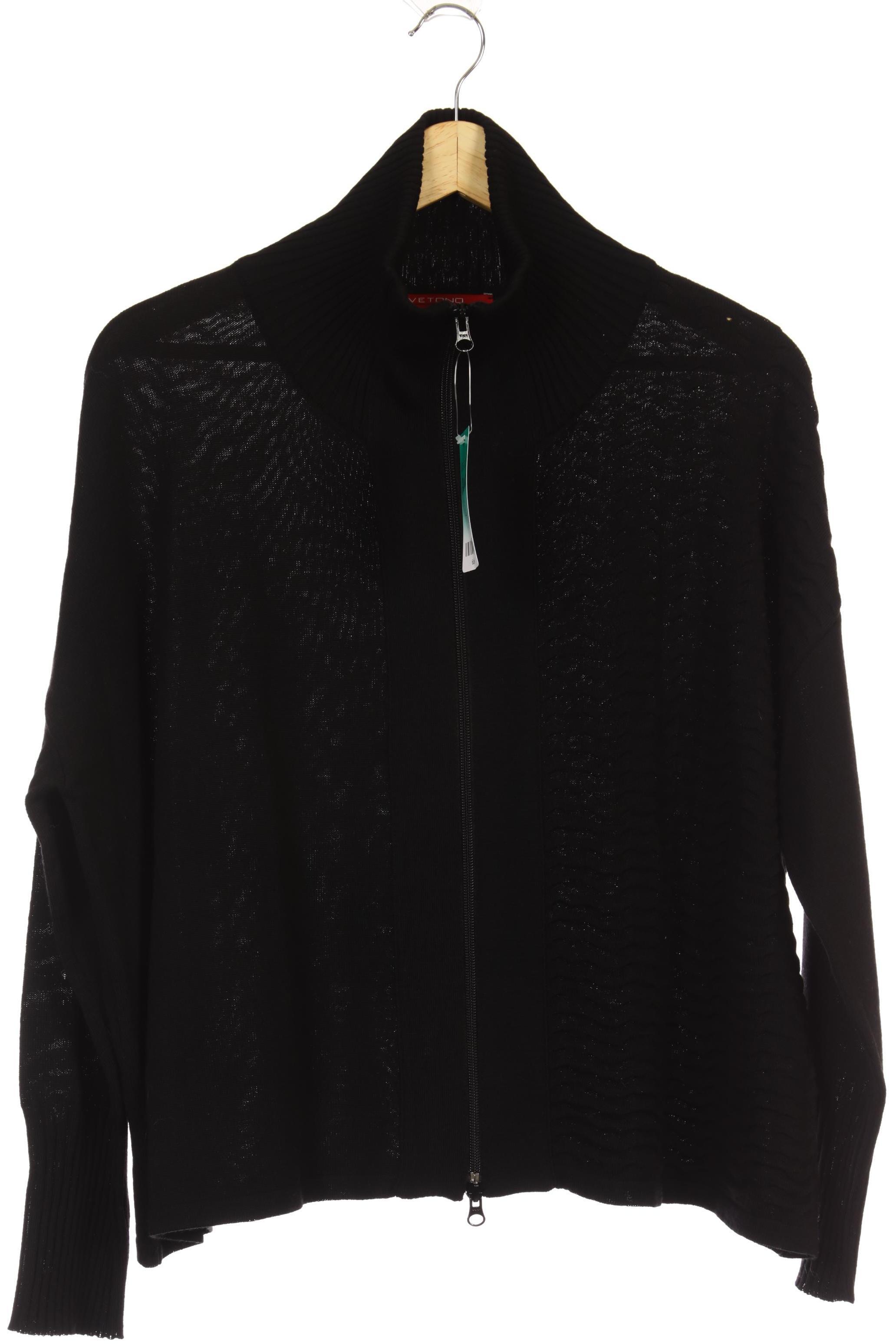 

Vetono Damen Strickjacke, schwarz, Gr.