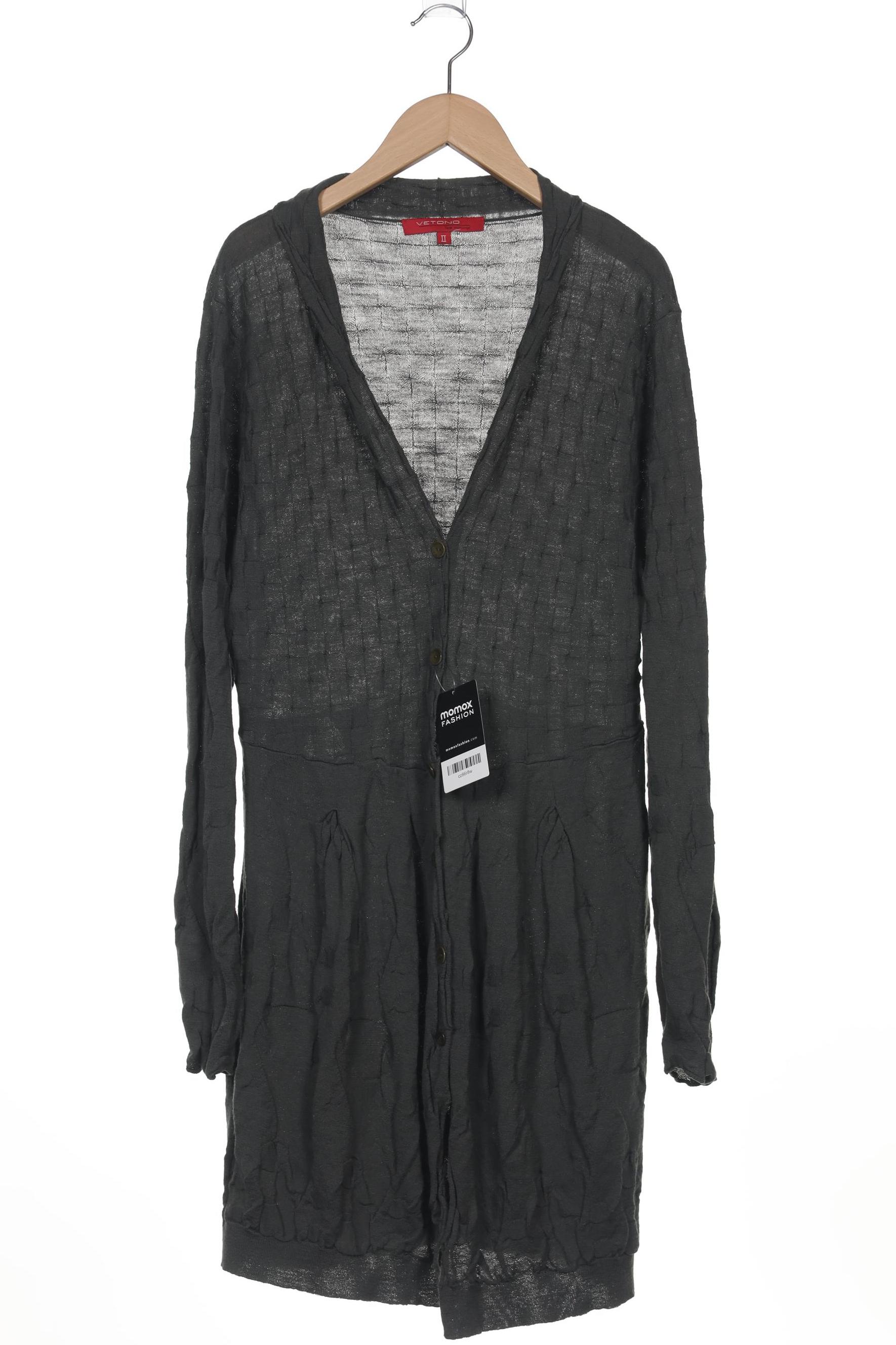 

Vetono Damen Strickjacke, grau, Gr. 10