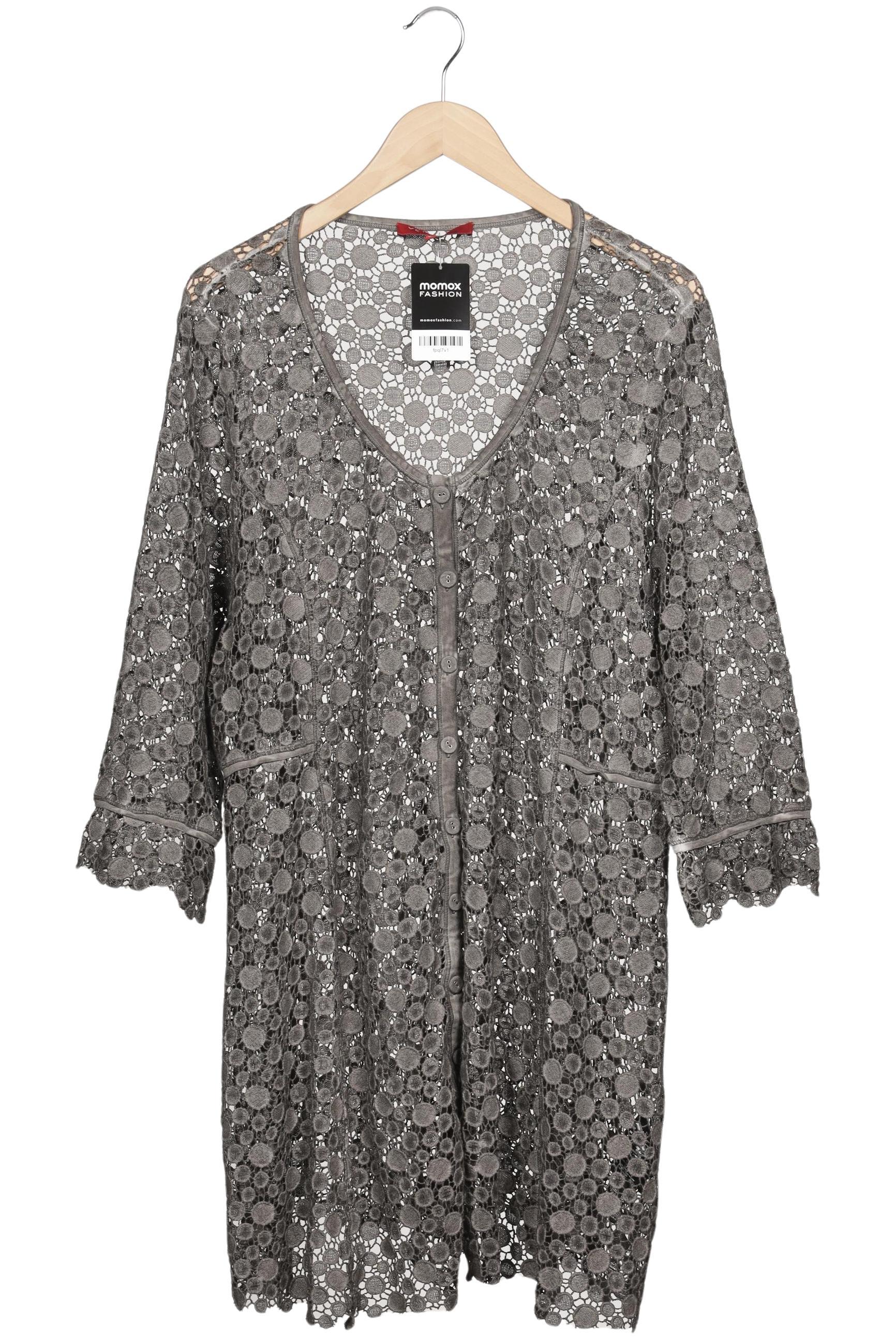 

Vetono Damen Strickjacke, grau, Gr. 44