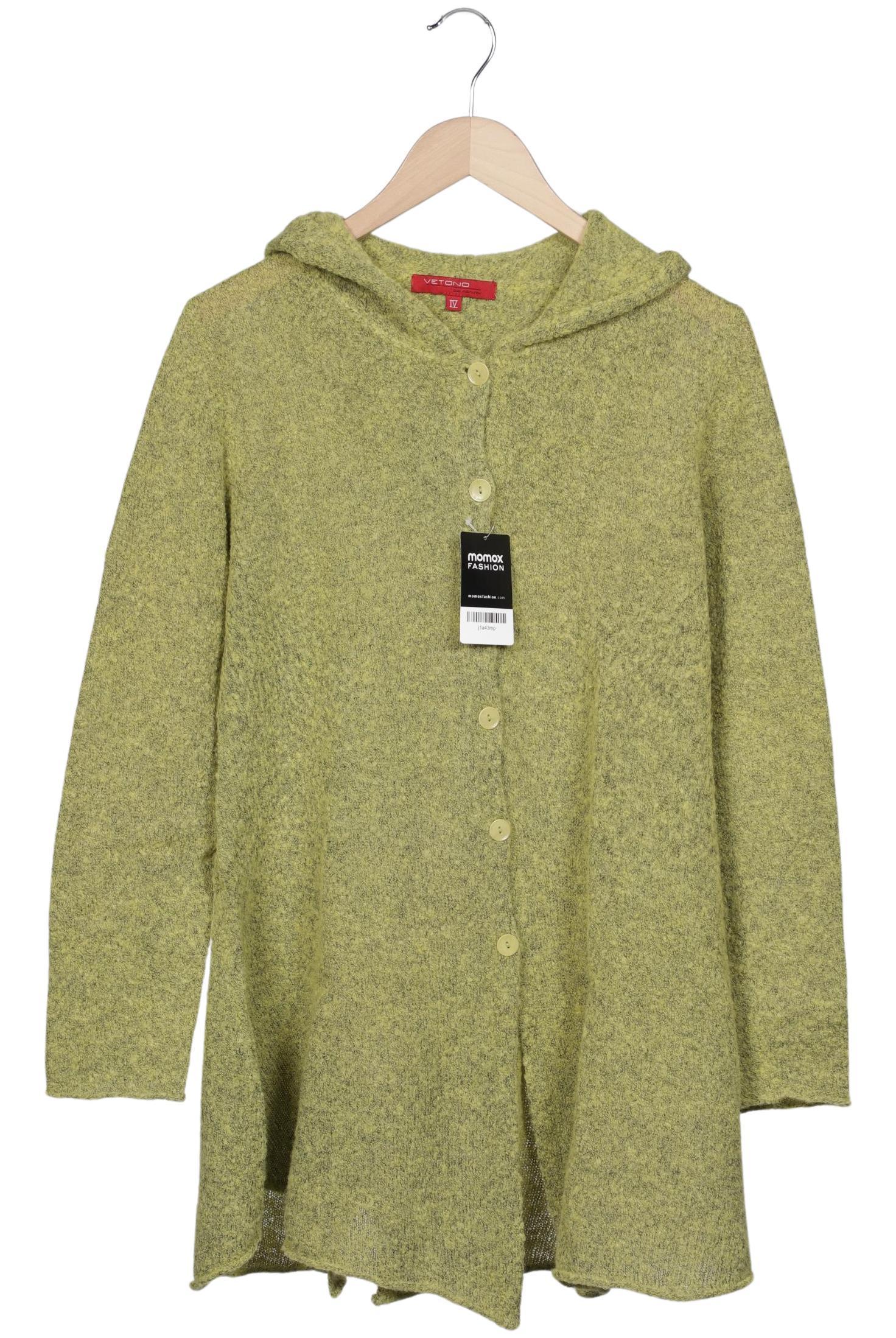 

Vetono Damen Strickjacke, grün, Gr. 48