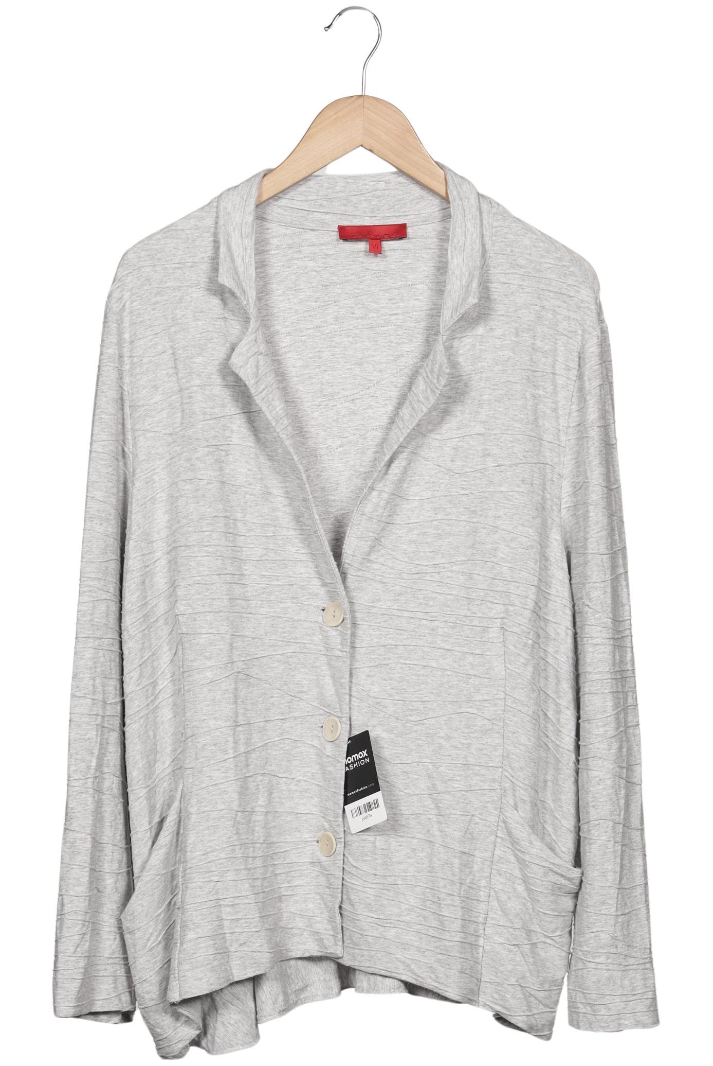 

Vetono Damen Strickjacke, grau, Gr. 18