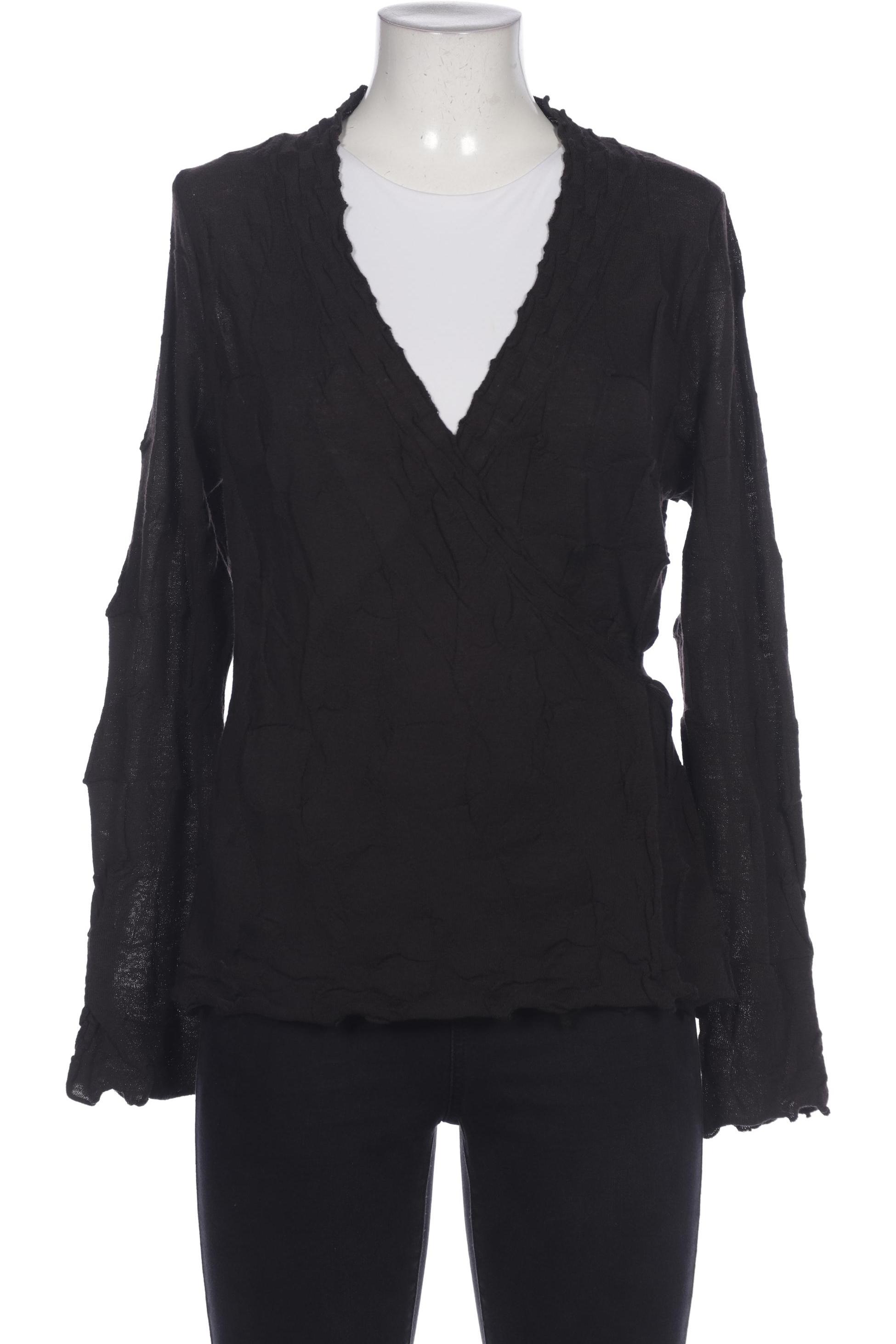 

Vetono Damen Strickjacke, braun, Gr. 42