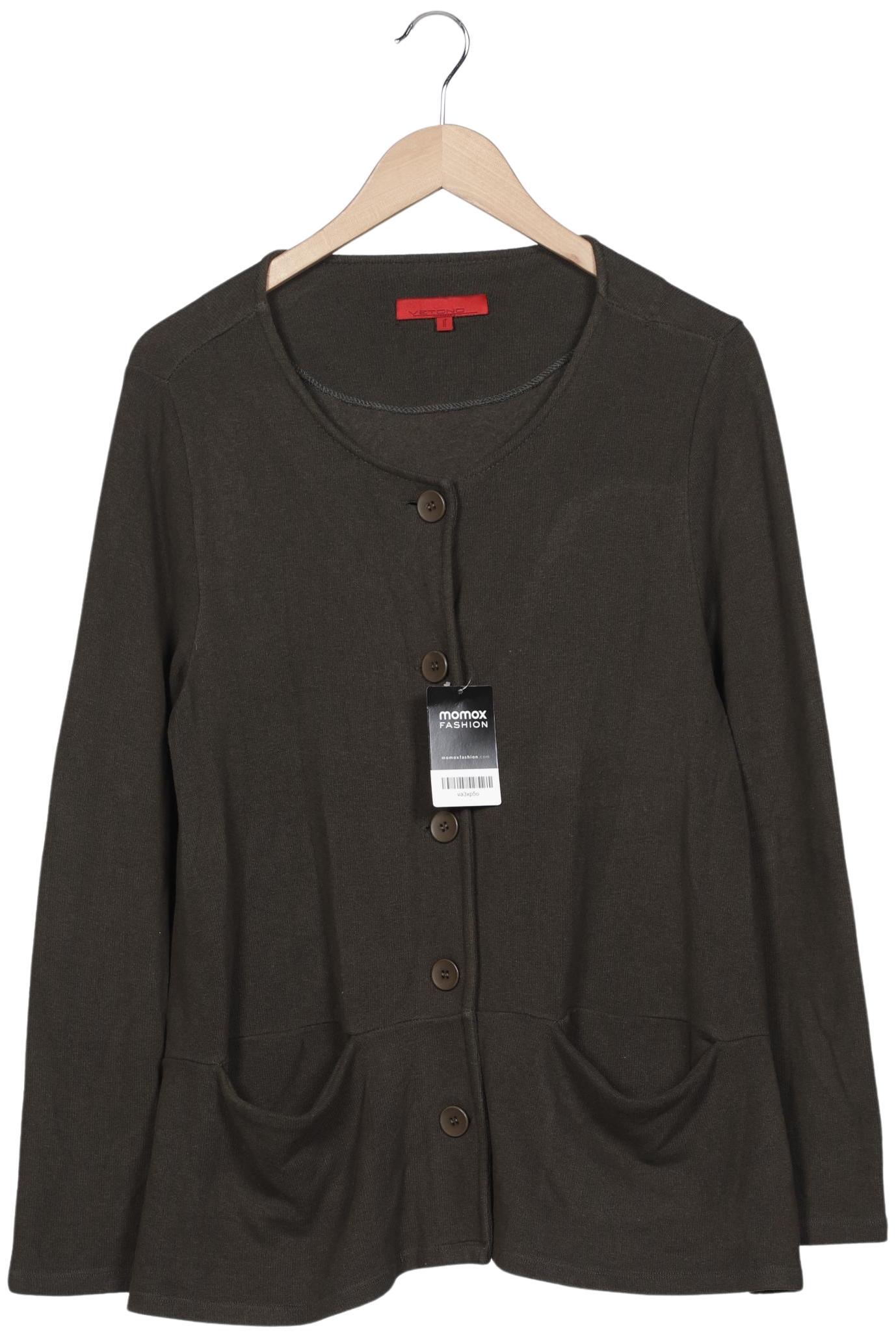 

Vetono Damen Strickjacke, braun, Gr. 10