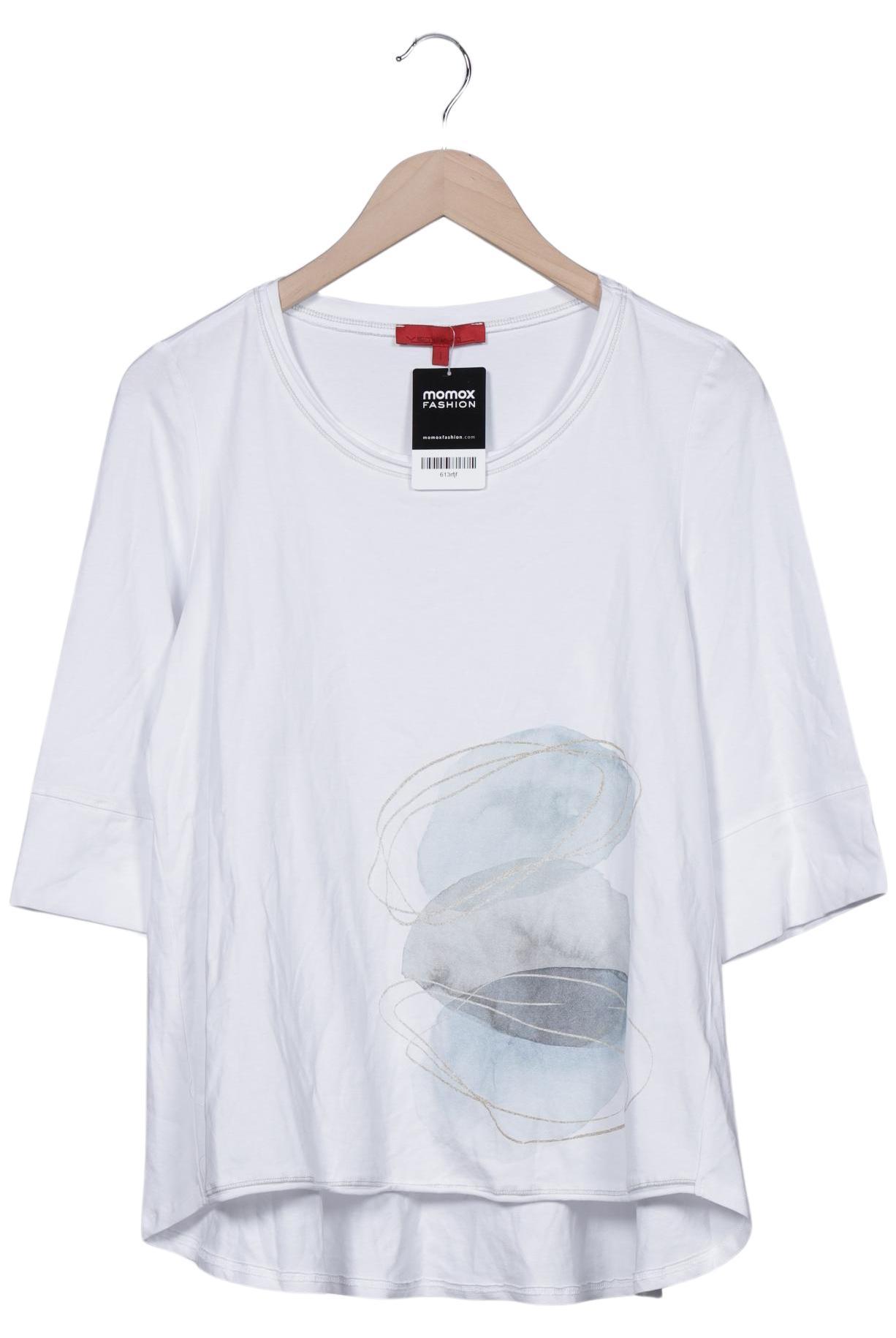 

Vetono Damen T-Shirt, weiß, Gr. 42