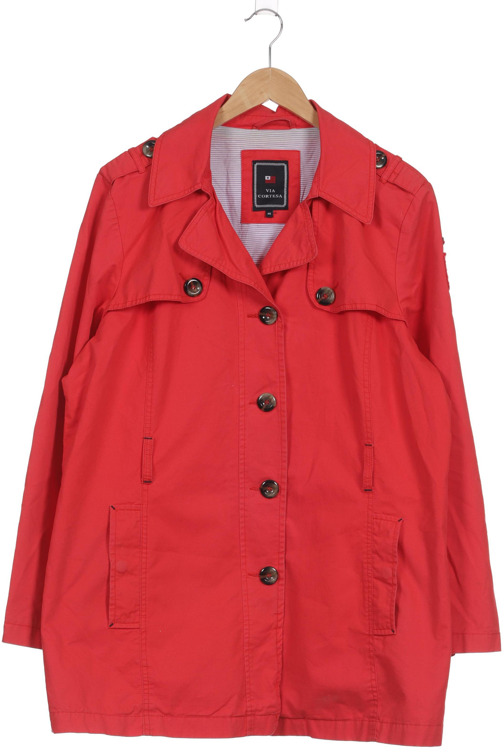 

Via Cortesa Damen Mantel, rot, Gr. 46
