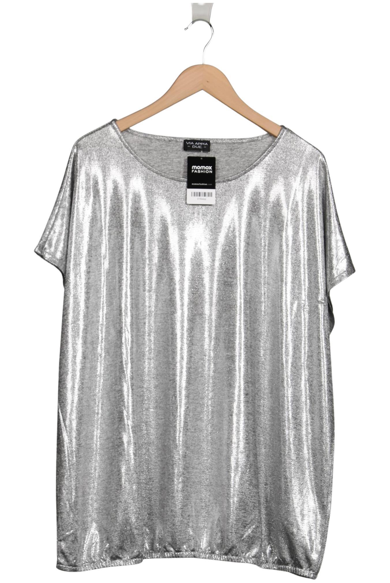 

VIA Appia DUE Damen T-Shirt, silber, Gr. 52