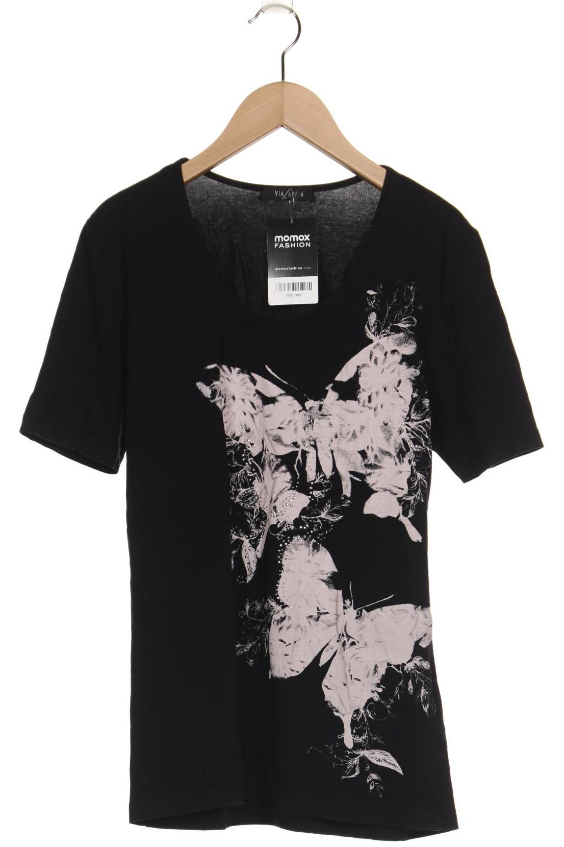 

VIA Appia DUE Damen T-Shirt, schwarz, Gr. 40