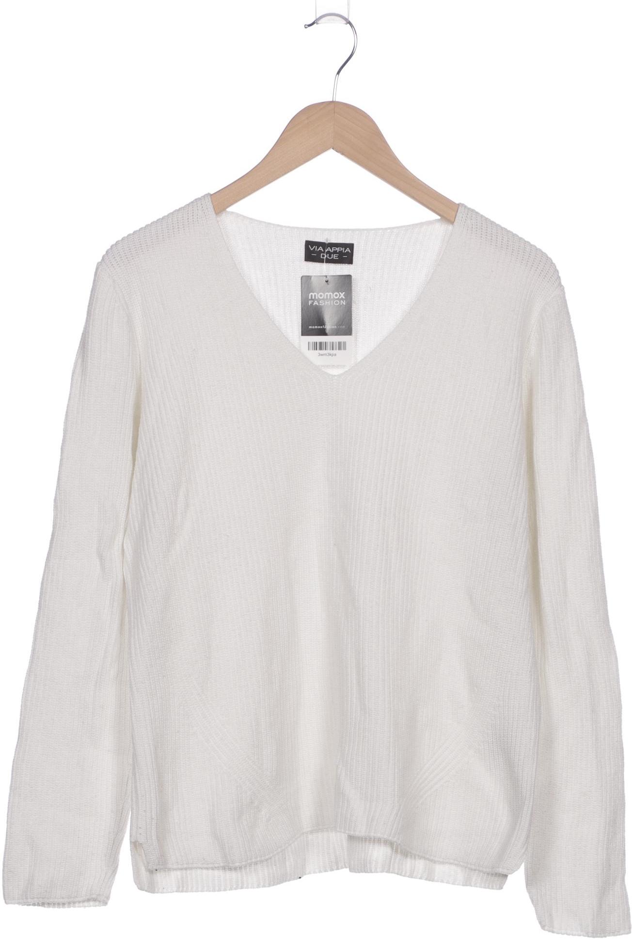 

VIA Appia DUE Damen Pullover, weiß, Gr. 42