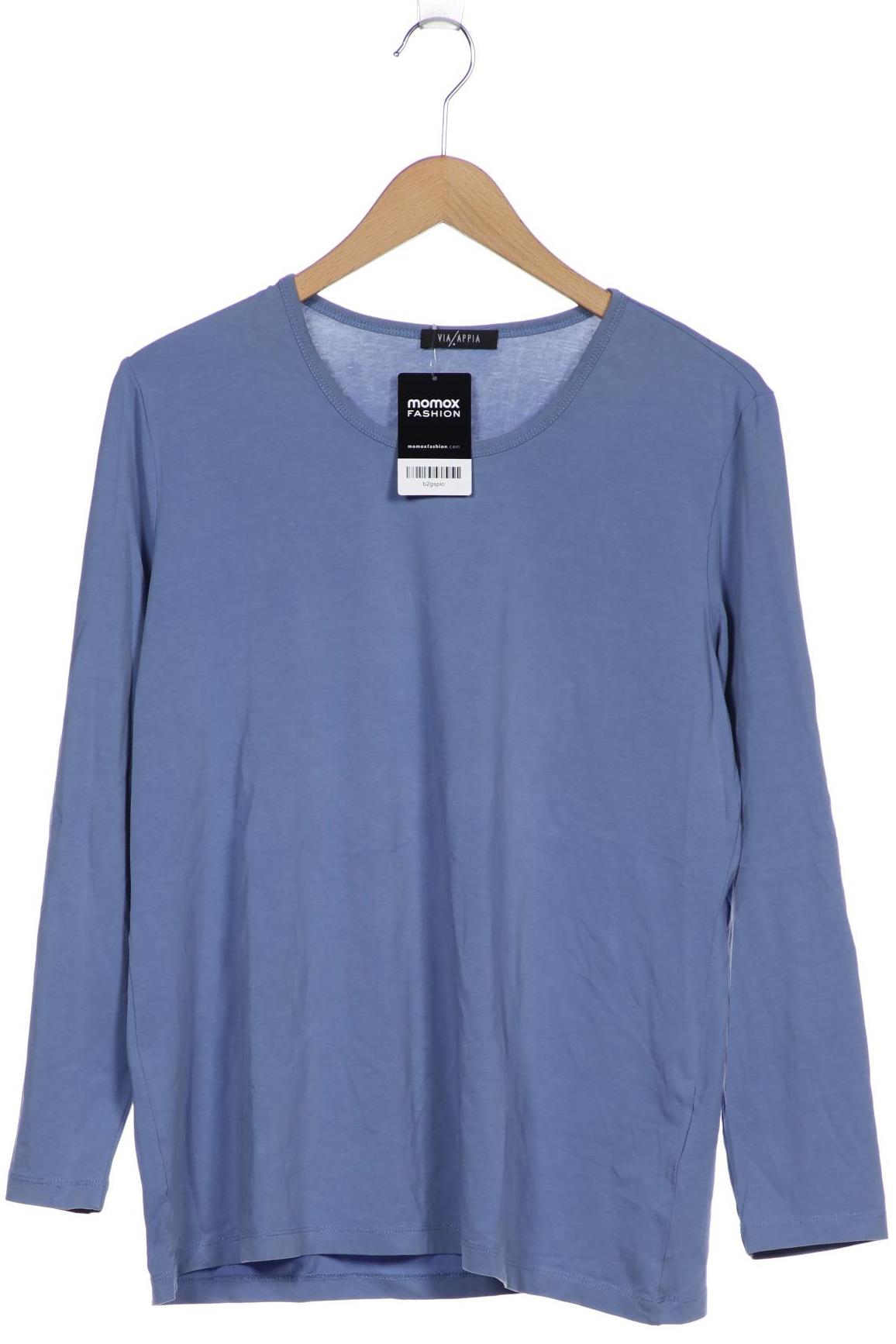 

VIA Appia DUE Damen Langarmshirt, blau, Gr. 46