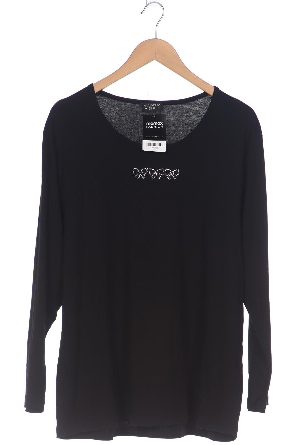 

VIA Appia DUE Damen Langarmshirt, schwarz, Gr. 52