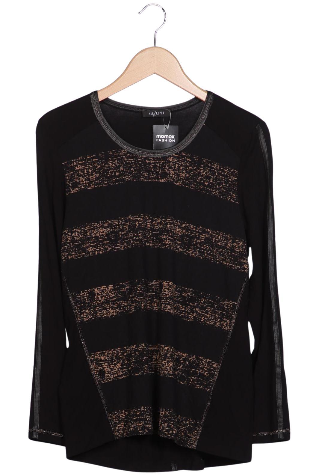 

VIA Appia DUE Damen Langarmshirt, schwarz, Gr. 38