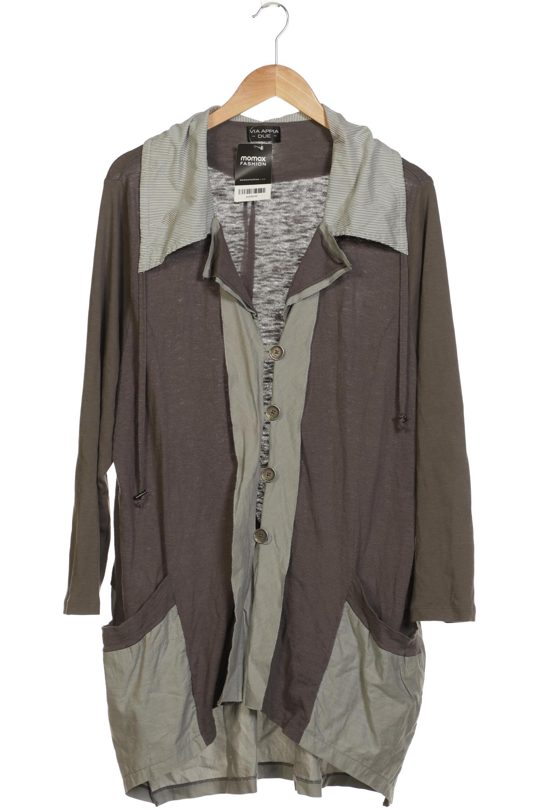 

VIA Appia DUE Damen Strickjacke, grau, Gr. 52