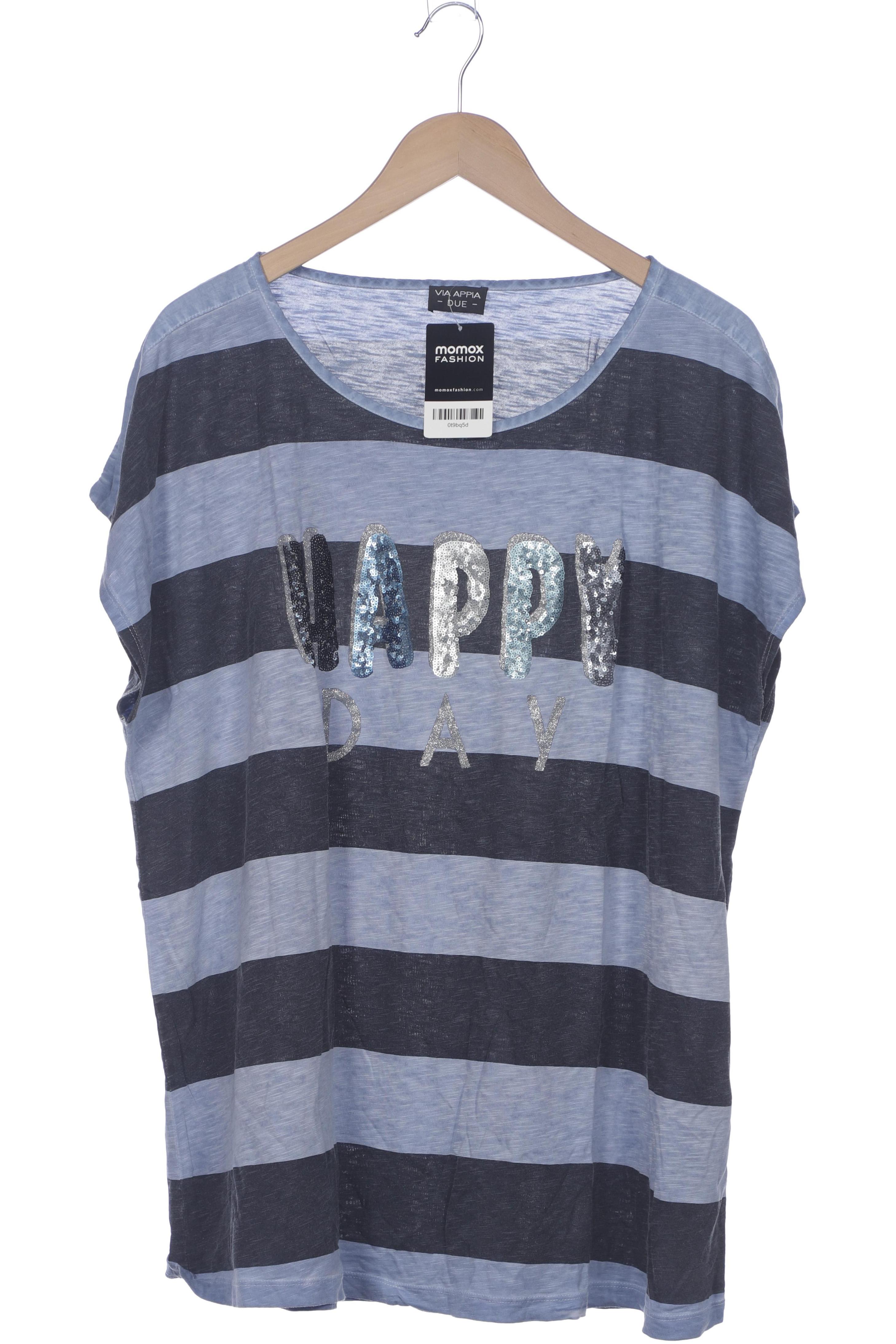 

VIA Appia DUE Damen T-Shirt, blau, Gr. 52
