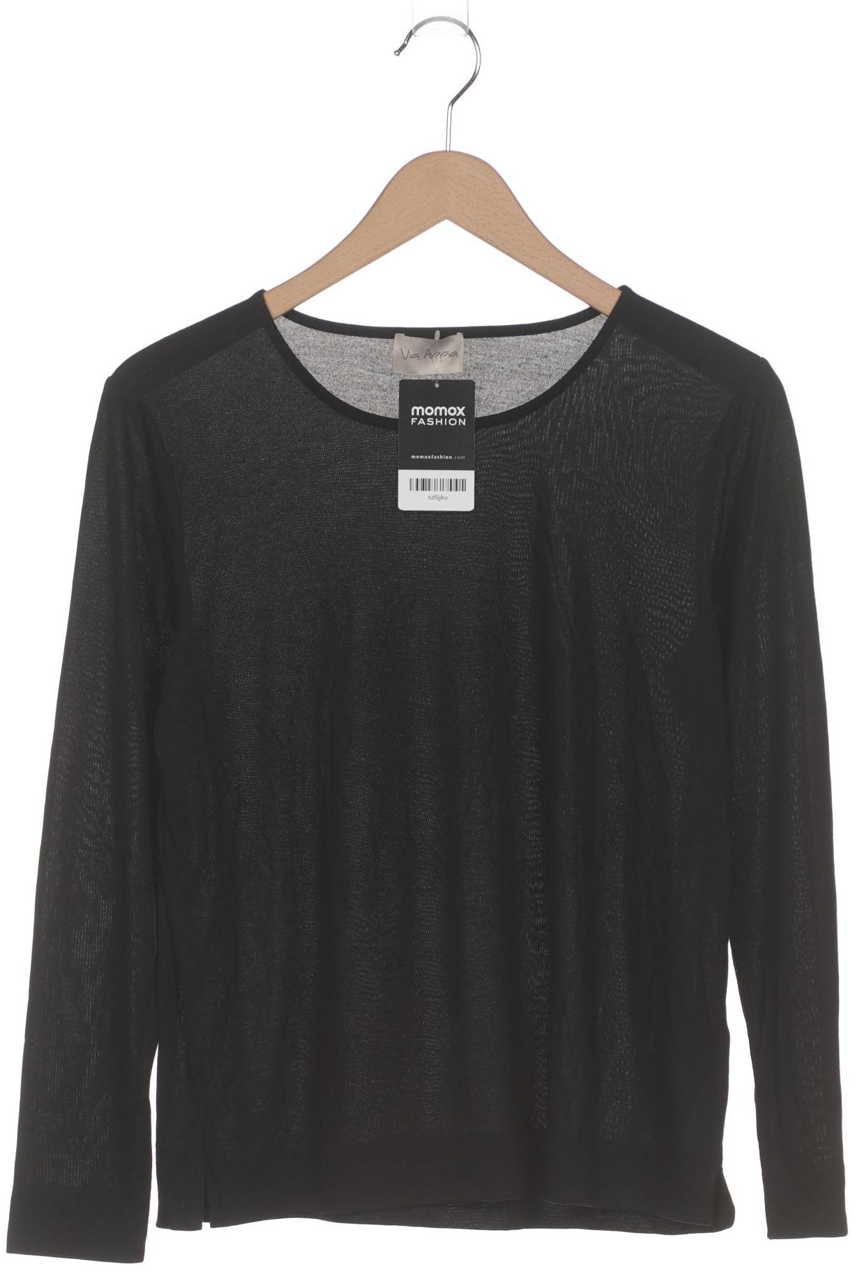 

VIA Appia DUE Damen Langarmshirt, schwarz, Gr. 38