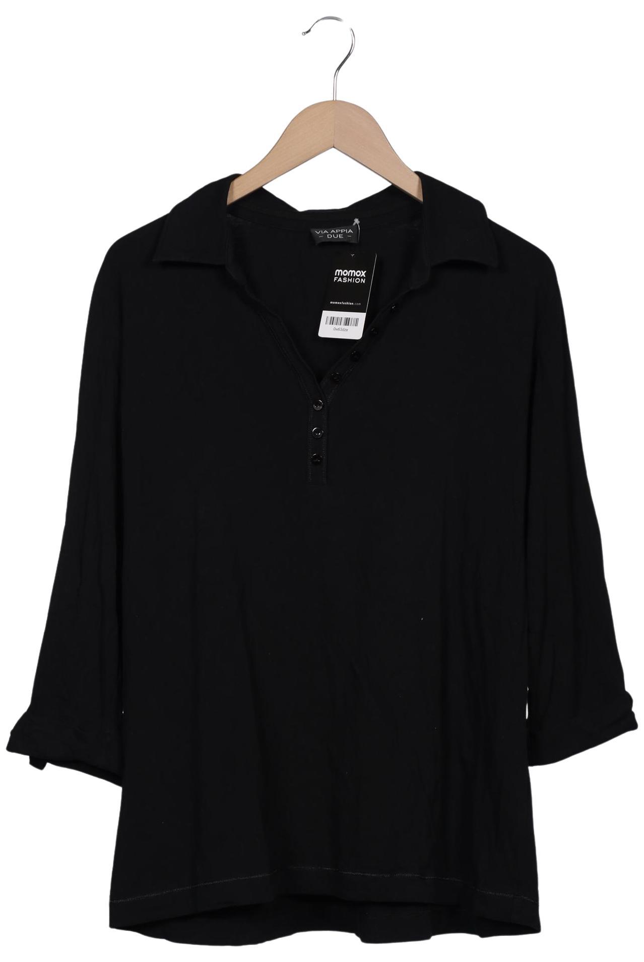 

VIA Appia DUE Damen Poloshirt, schwarz, Gr. 50