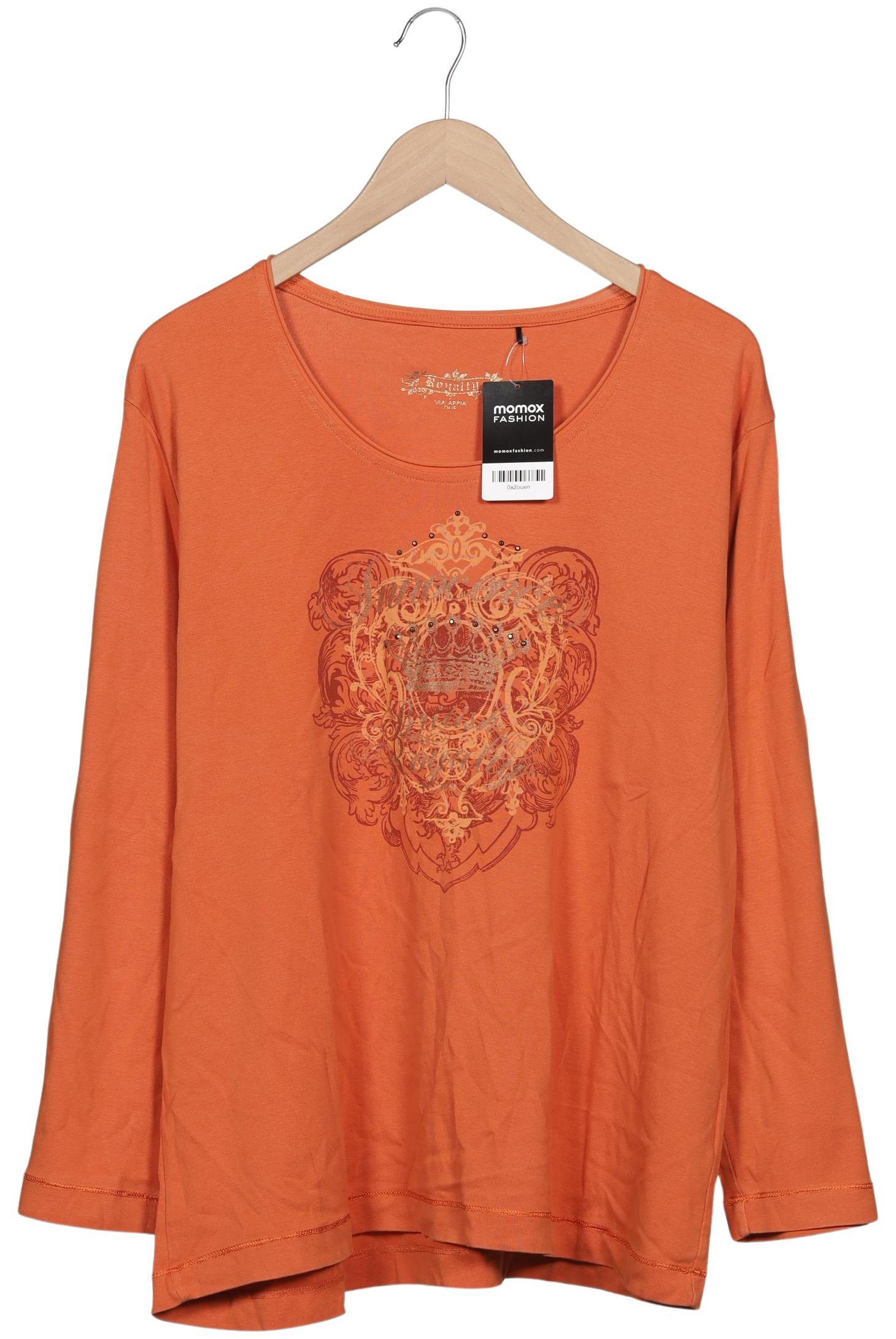 

VIA Appia DUE Damen Langarmshirt, orange, Gr. 50