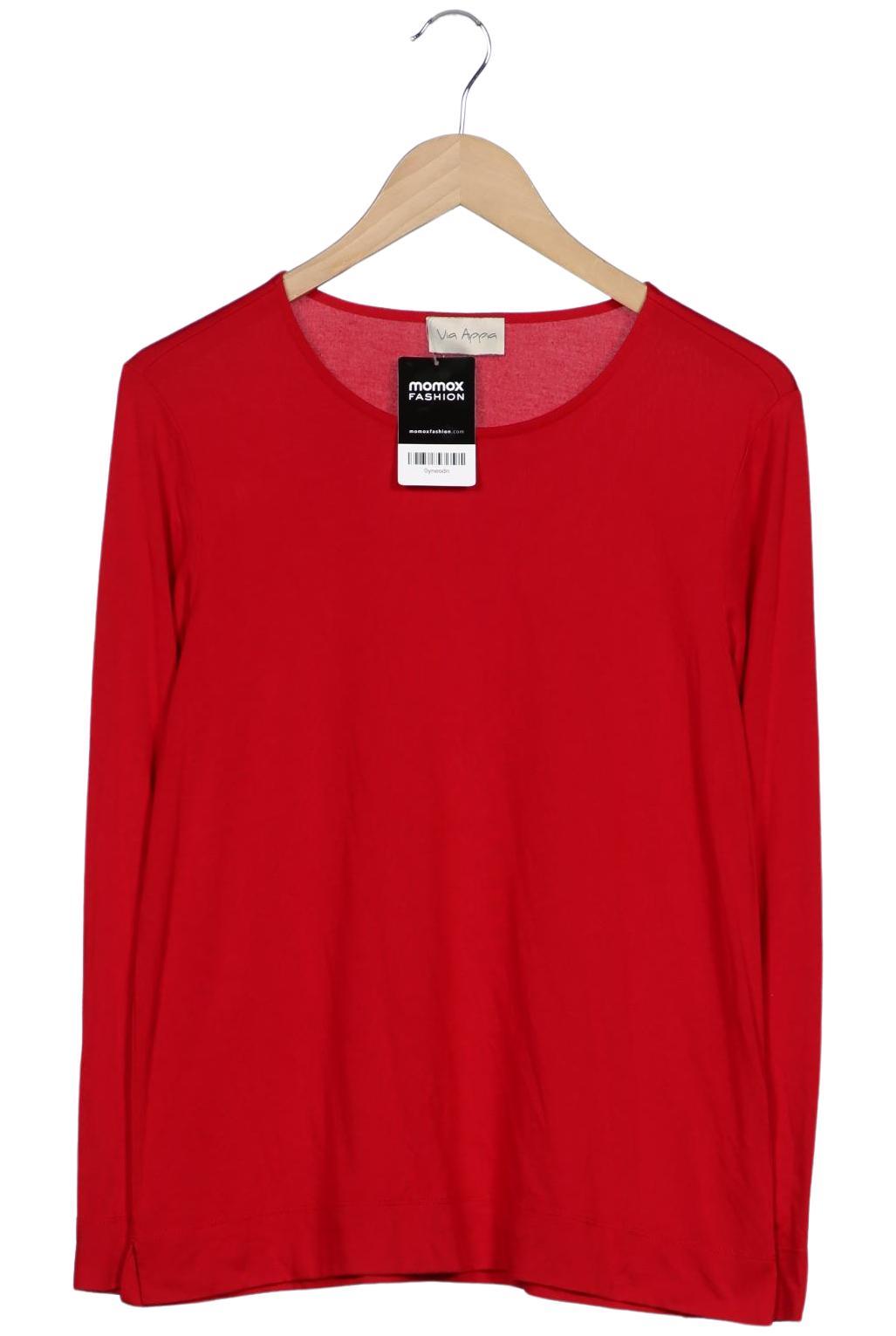 

VIA Appia DUE Damen Langarmshirt, rot, Gr. 40
