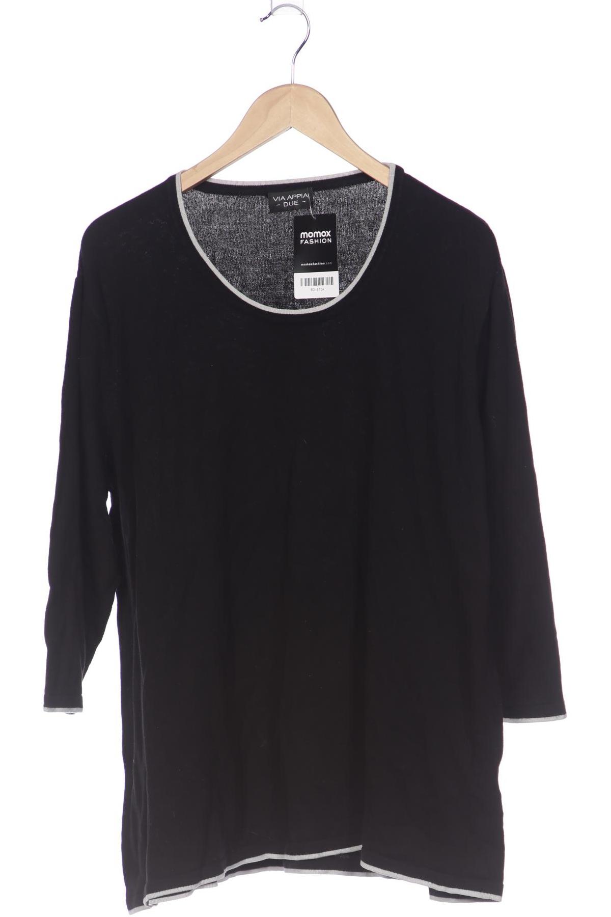 

VIA Appia DUE Damen Pullover, schwarz, Gr. 52