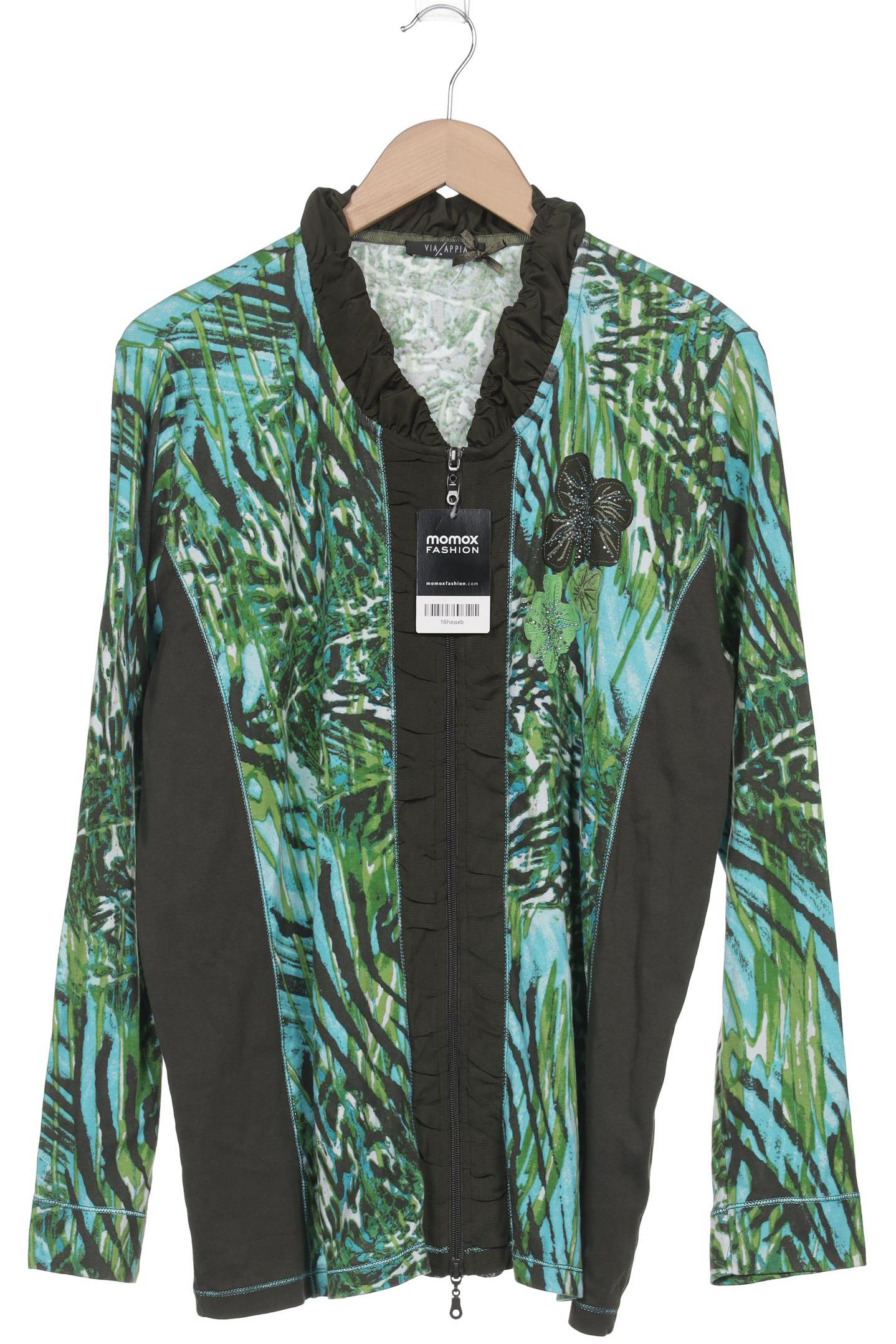 

VIA Appia DUE Damen Strickjacke, grün, Gr. 48