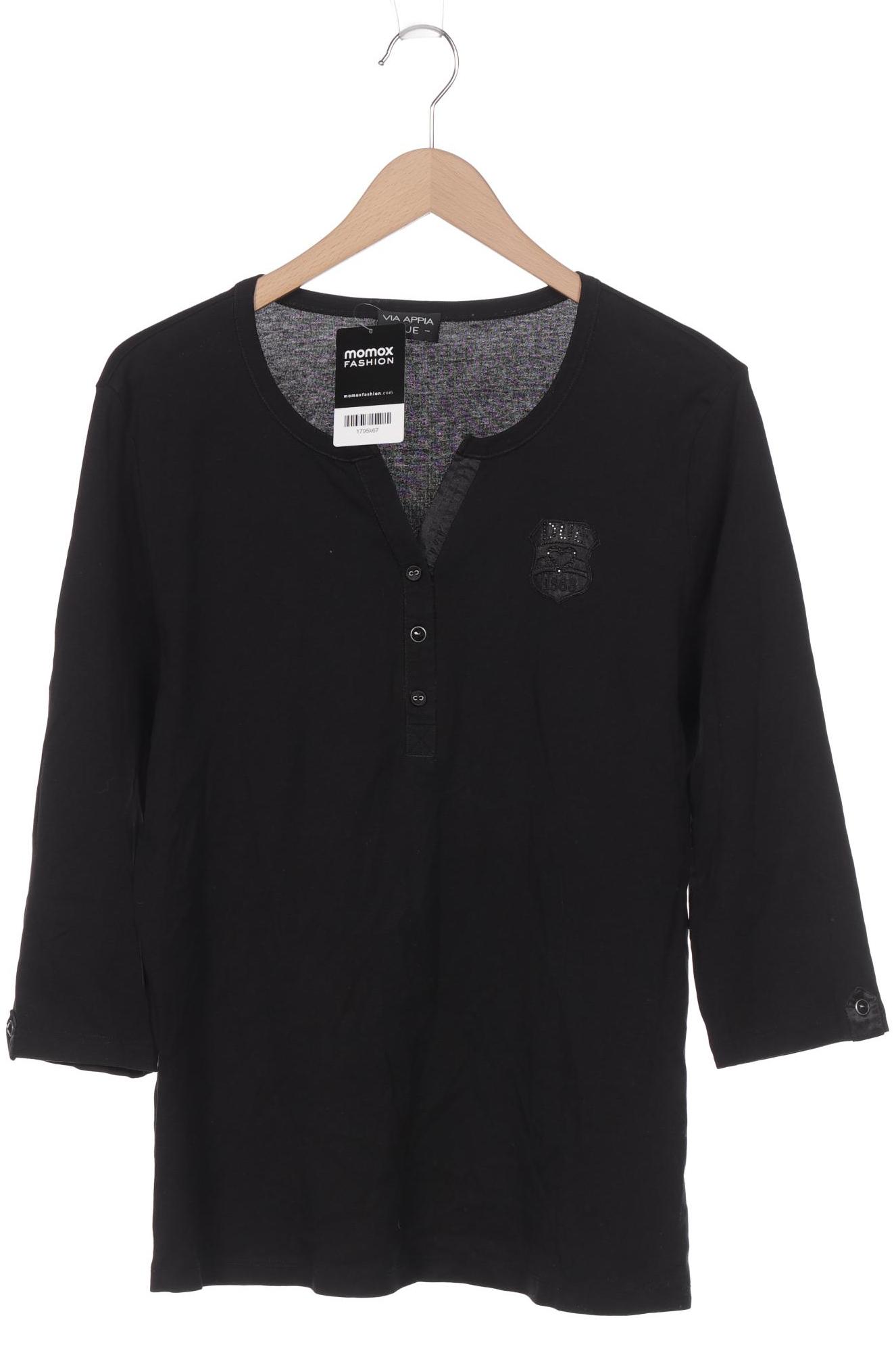 

VIA APPIA DUE Damen Langarmshirt, schwarz