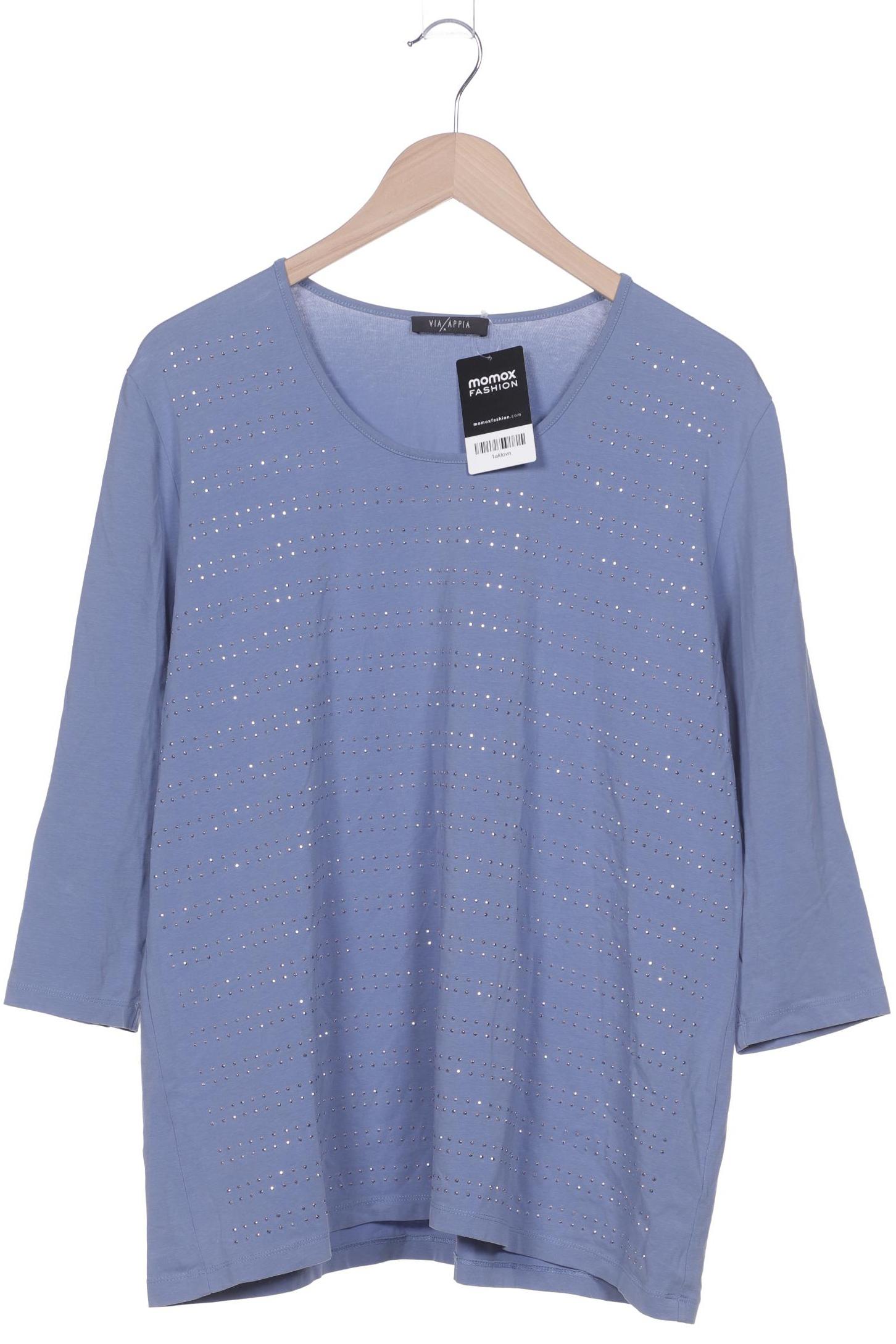 

VIA Appia DUE Damen Langarmshirt, blau, Gr. 48