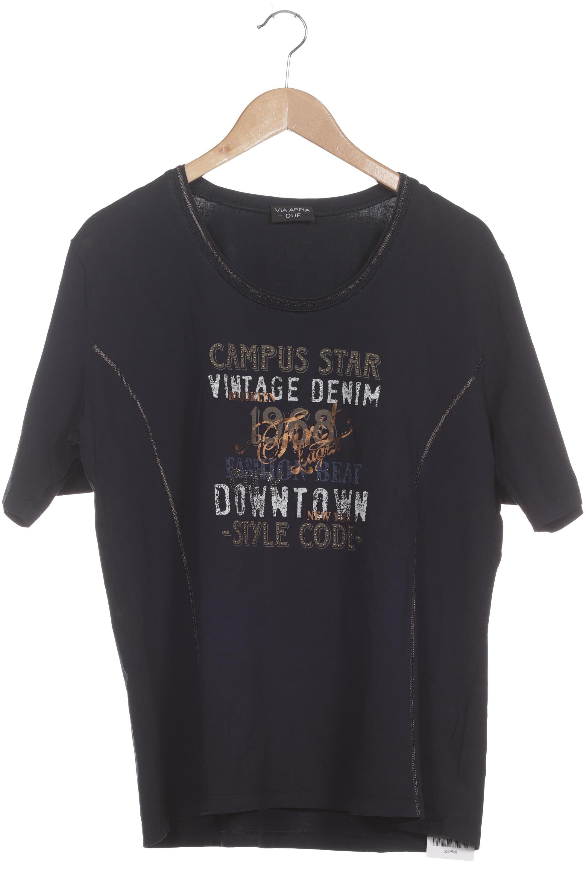 

VIA Appia DUE Damen Langarmshirt, blau, Gr. 46
