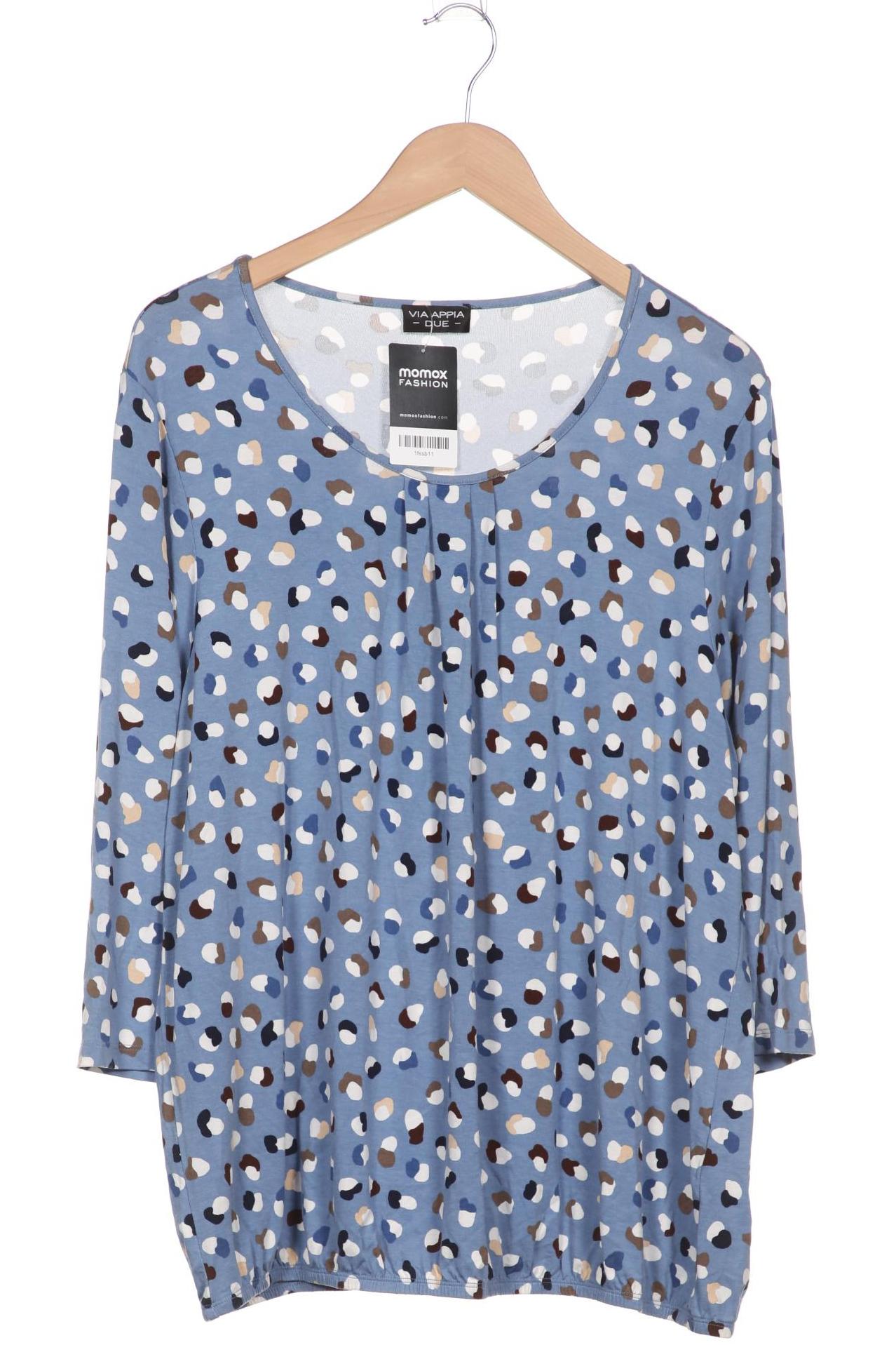 

VIA Appia DUE Damen Langarmshirt, blau, Gr. 46