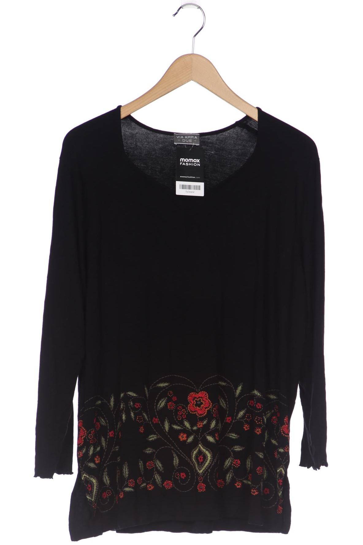 

VIA APPIA DUE Damen Langarmshirt, schwarz