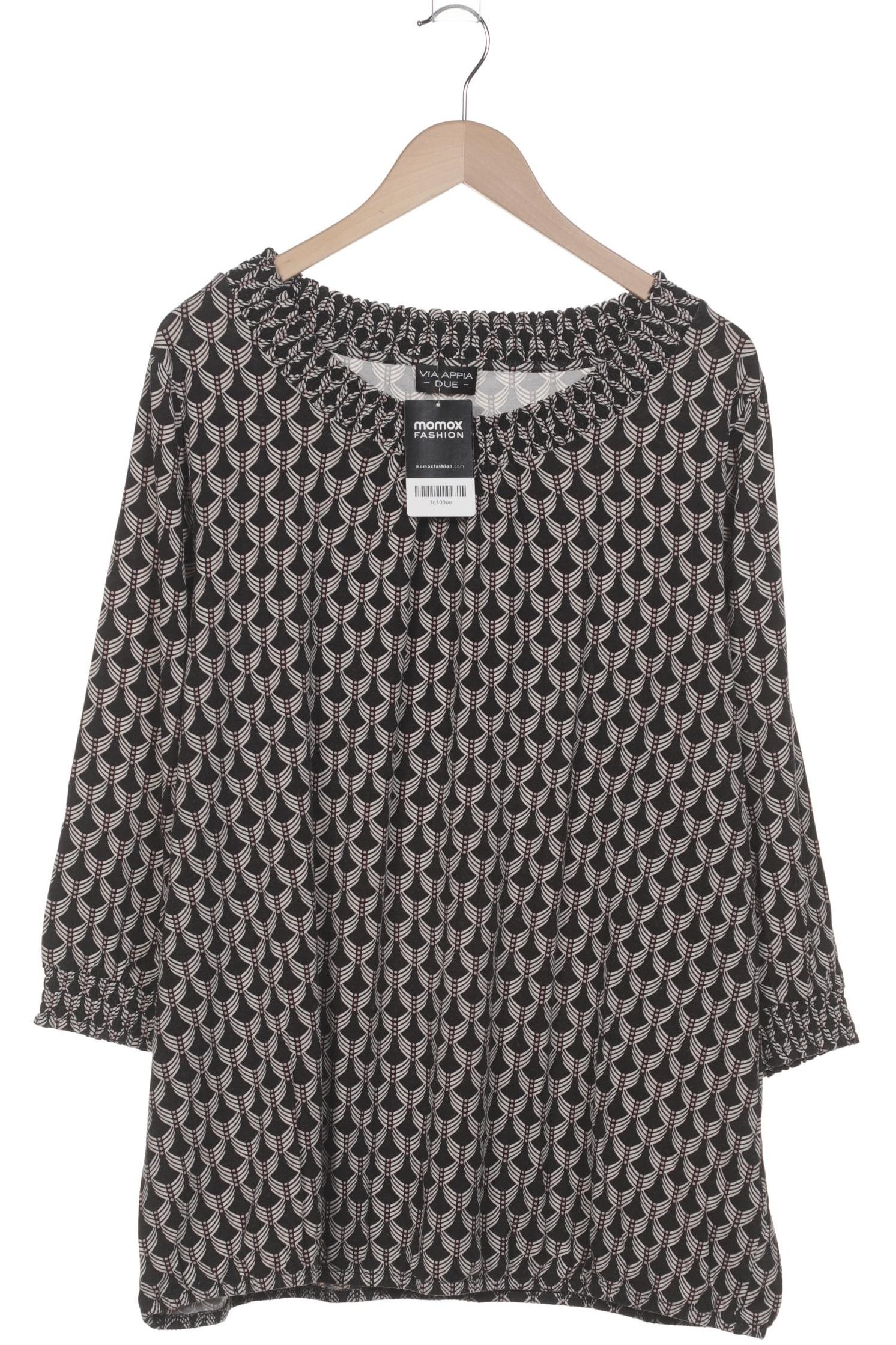 

VIA Appia DUE Damen Langarmshirt, schwarz, Gr. 50