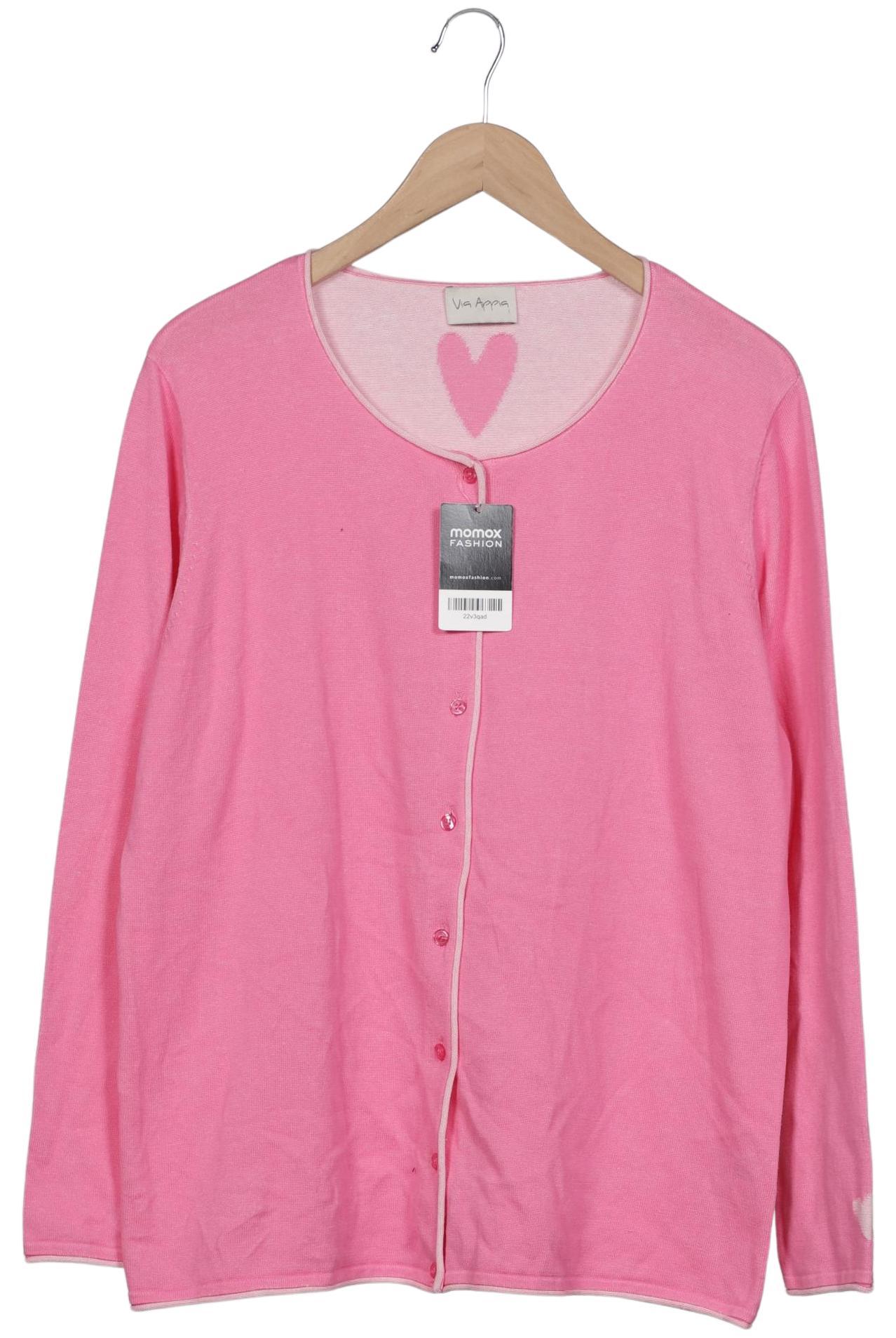 

VIA Appia DUE Damen Strickjacke, pink, Gr. 46