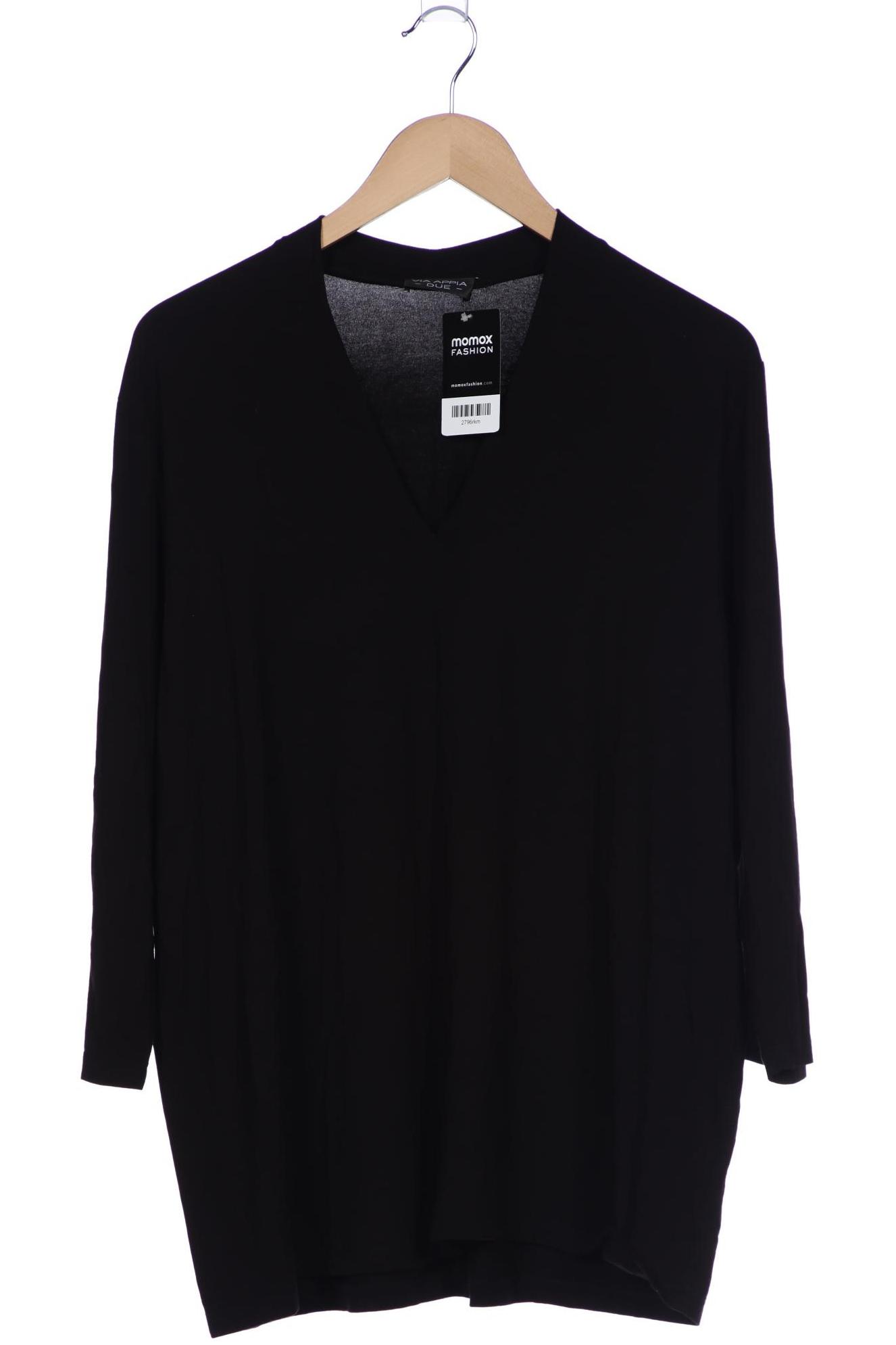 

VIA Appia DUE Damen Langarmshirt, schwarz, Gr. 48