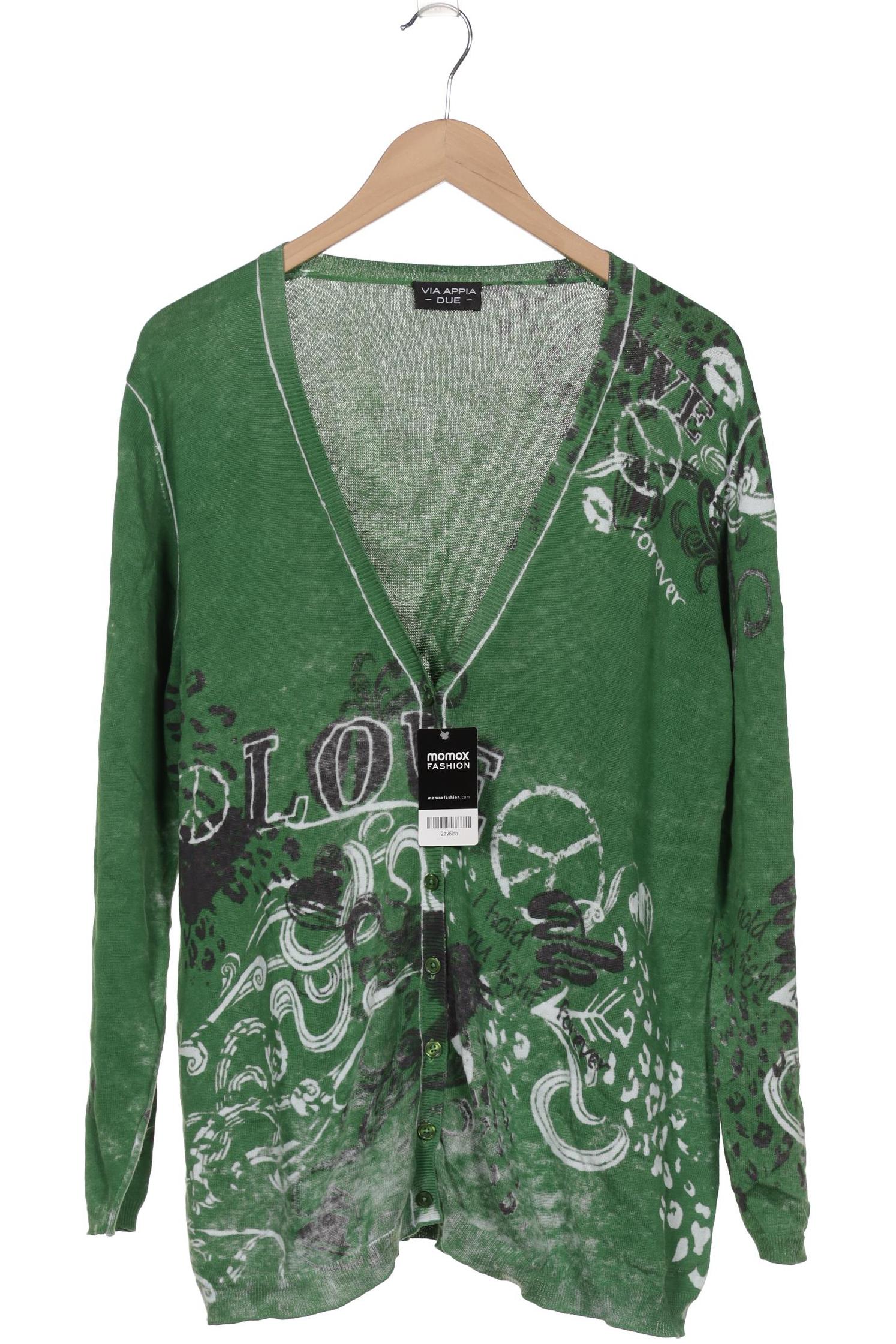 

VIA Appia DUE Damen Strickjacke, grün, Gr. 46