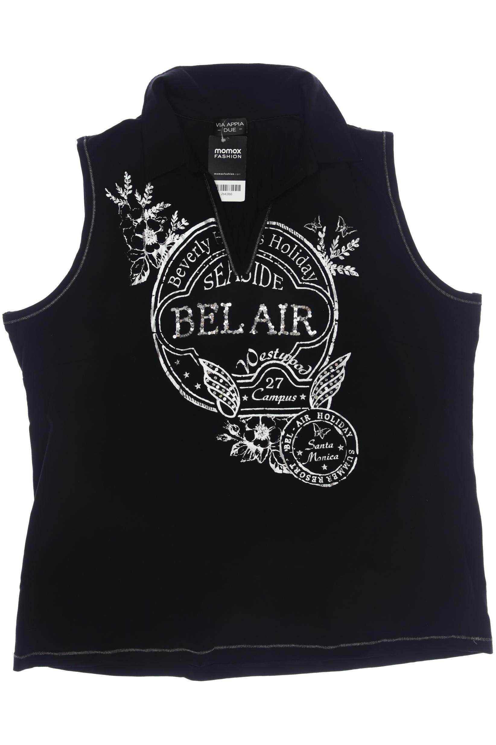 

VIA Appia DUE Damen Poloshirt, schwarz, Gr. 52