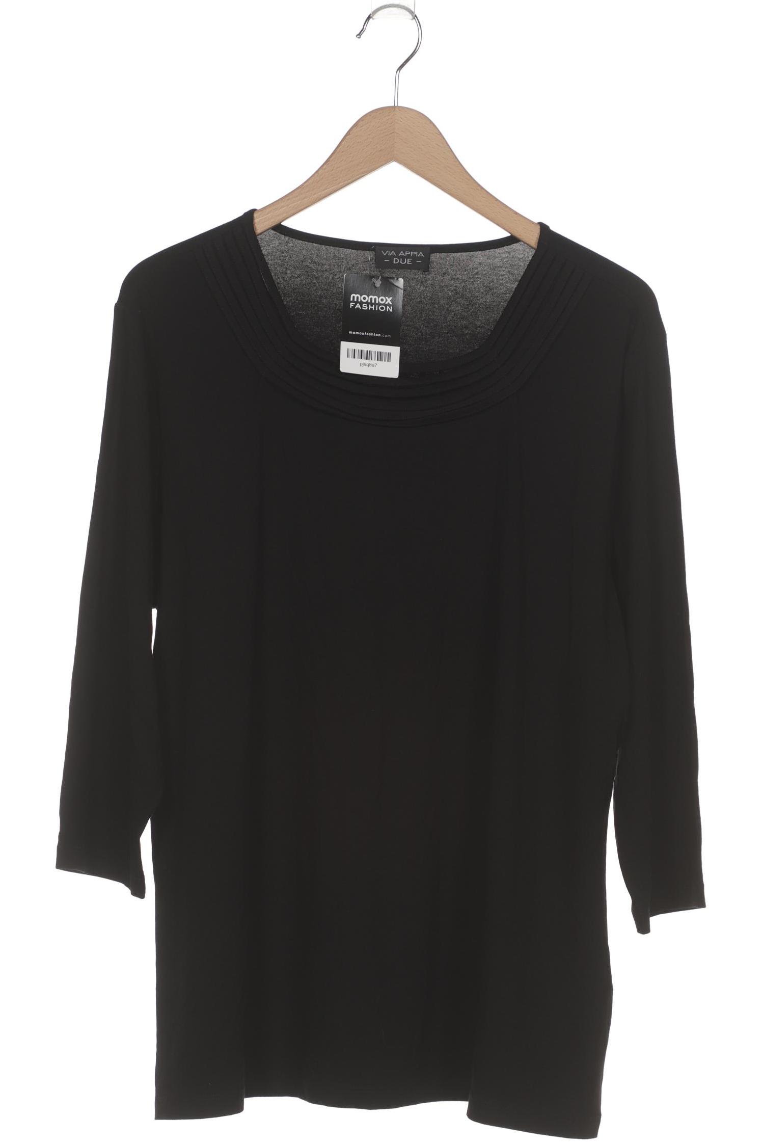 

VIA Appia DUE Damen Langarmshirt, schwarz, Gr. 48