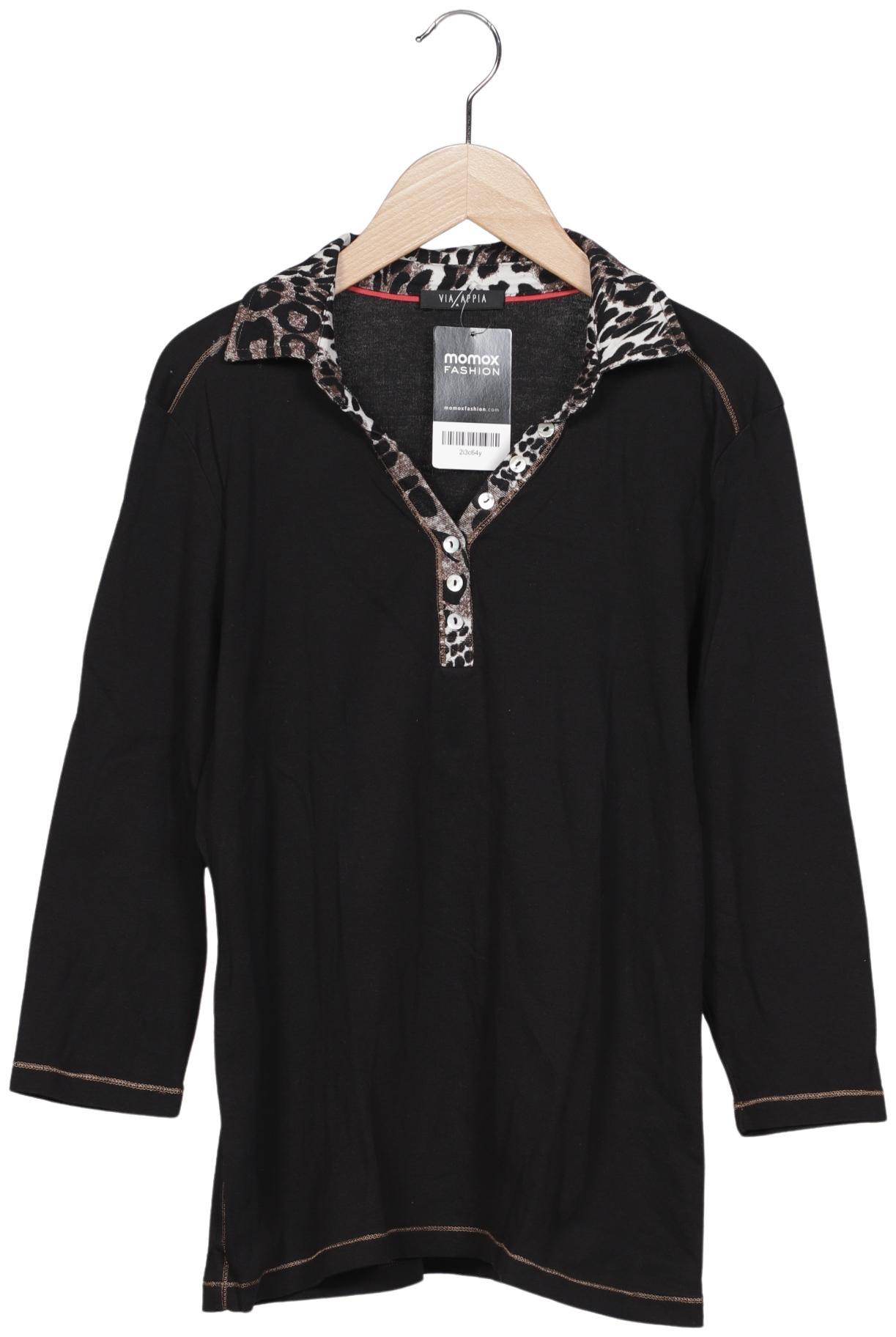 

VIA Appia DUE Damen Poloshirt, schwarz, Gr. 42