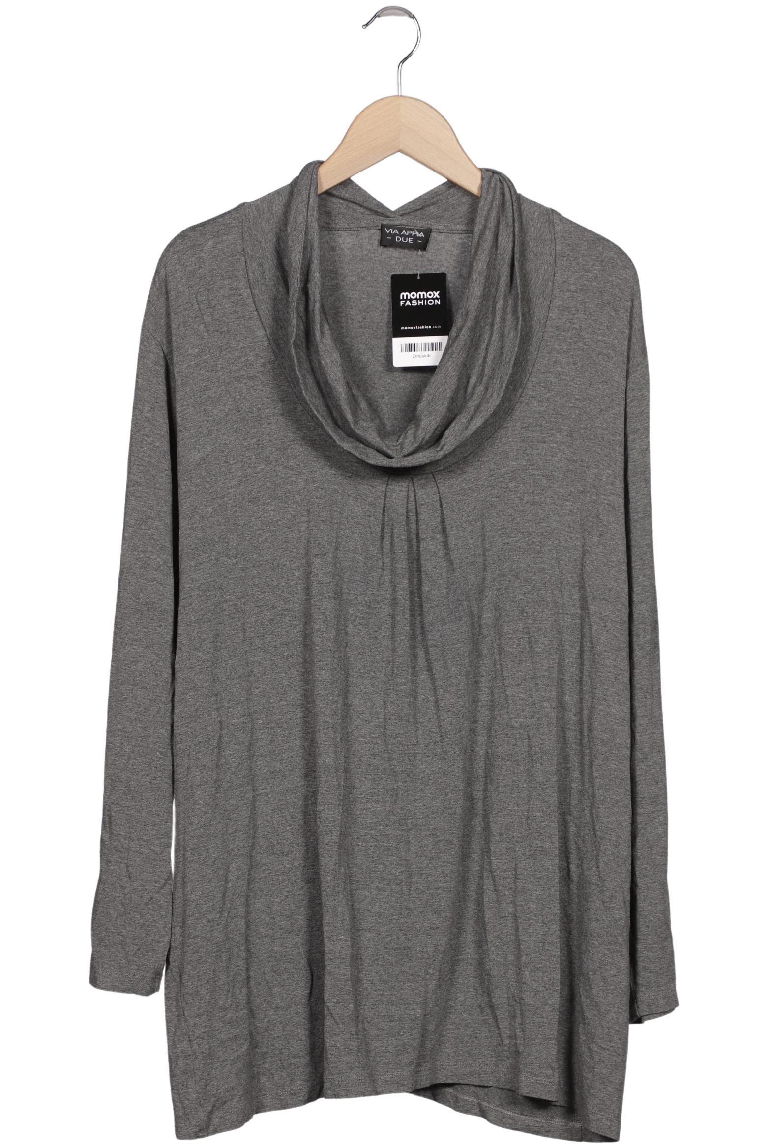 

VIA Appia DUE Damen Langarmshirt, grau, Gr. 52