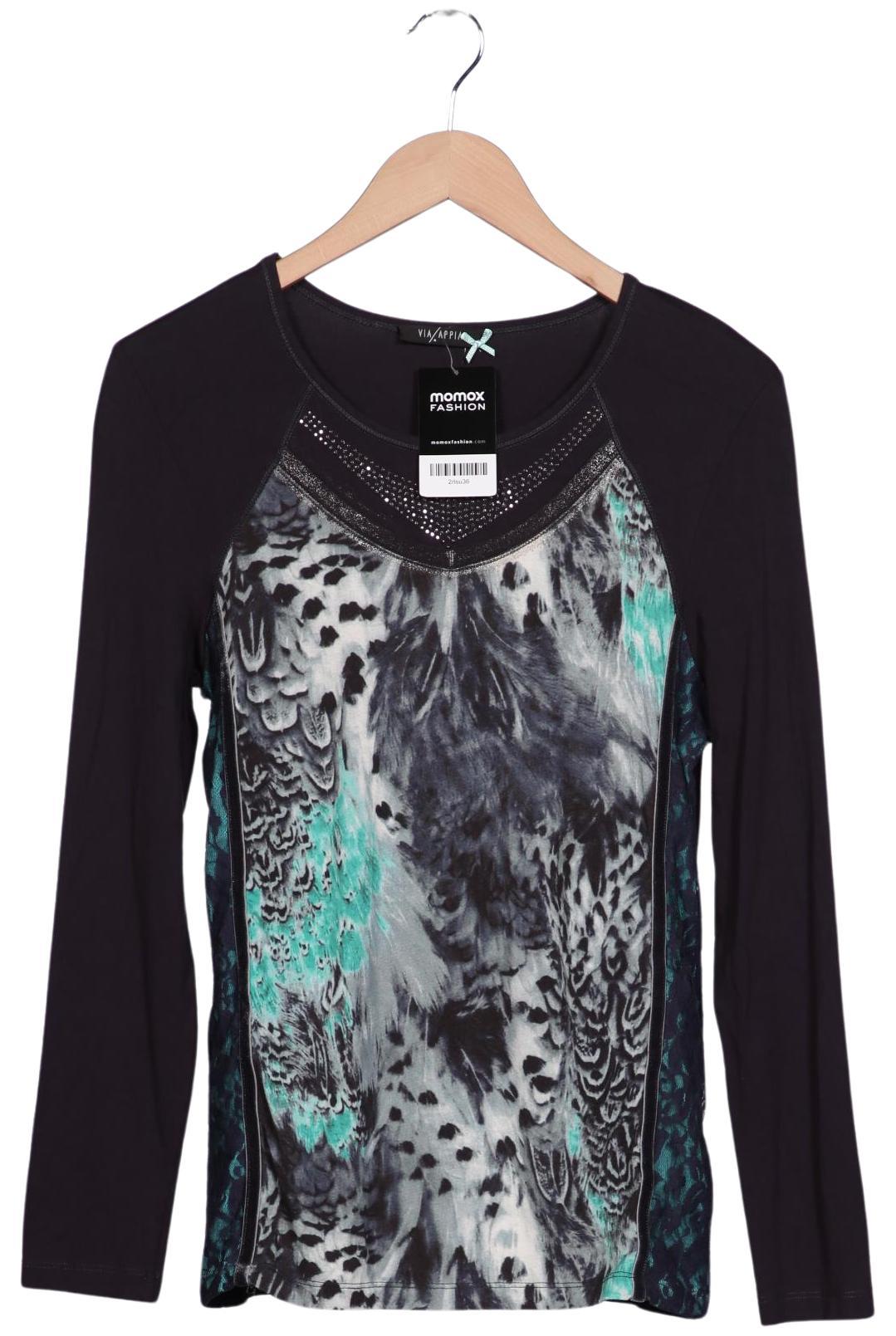 

VIA Appia DUE Damen Langarmshirt, schwarz, Gr. 40