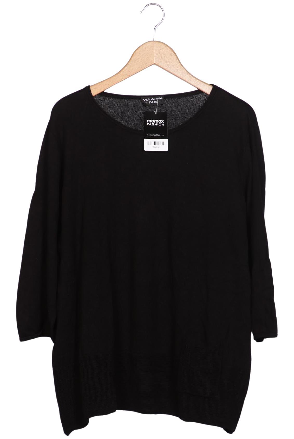 

VIA Appia DUE Damen Pullover, schwarz, Gr. 50