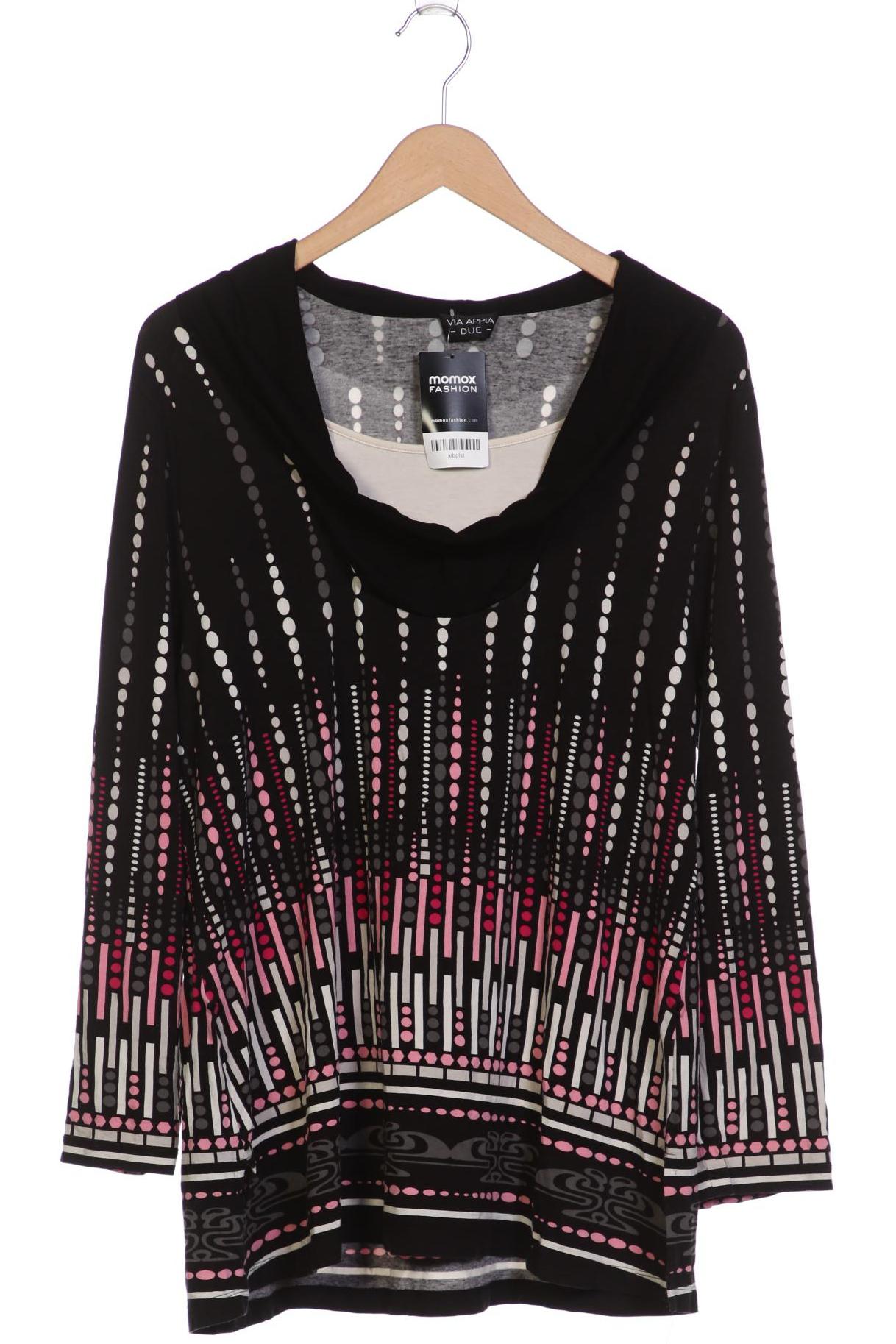 

VIA Appia DUE Damen Langarmshirt, schwarz, Gr. 46