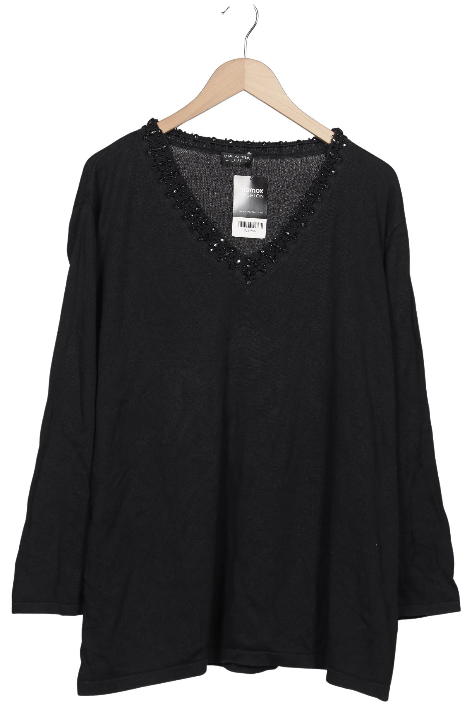 

VIA Appia DUE Damen Pullover, schwarz, Gr. 52