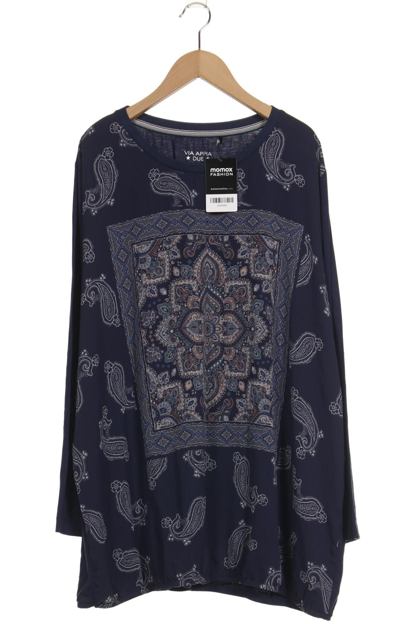 

VIA Appia DUE Damen Langarmshirt, marineblau, Gr. 50