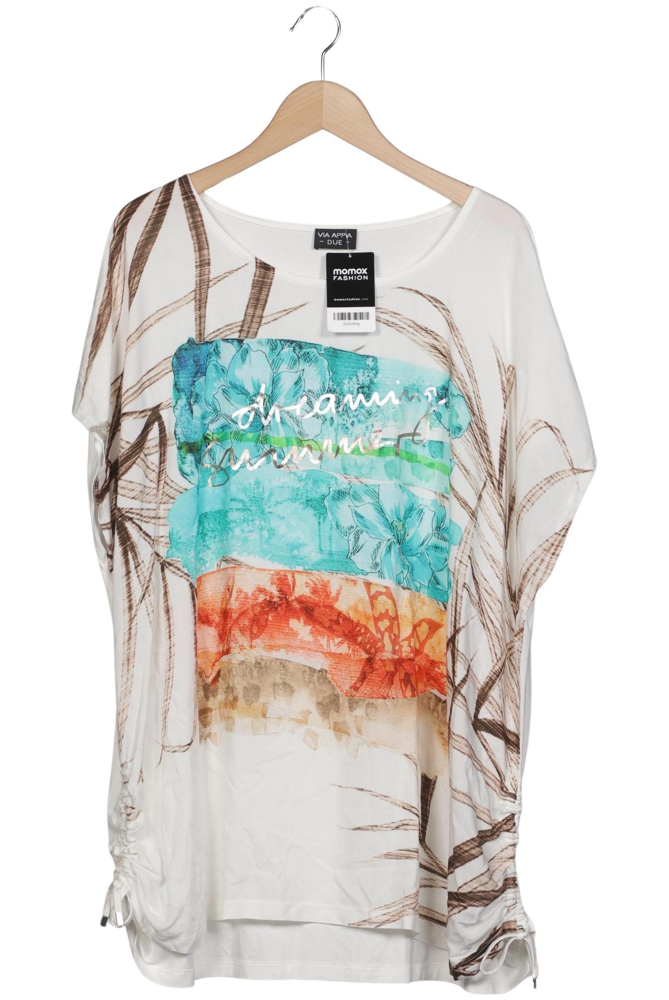 

VIA Appia DUE Damen T-Shirt, weiß, Gr. 48