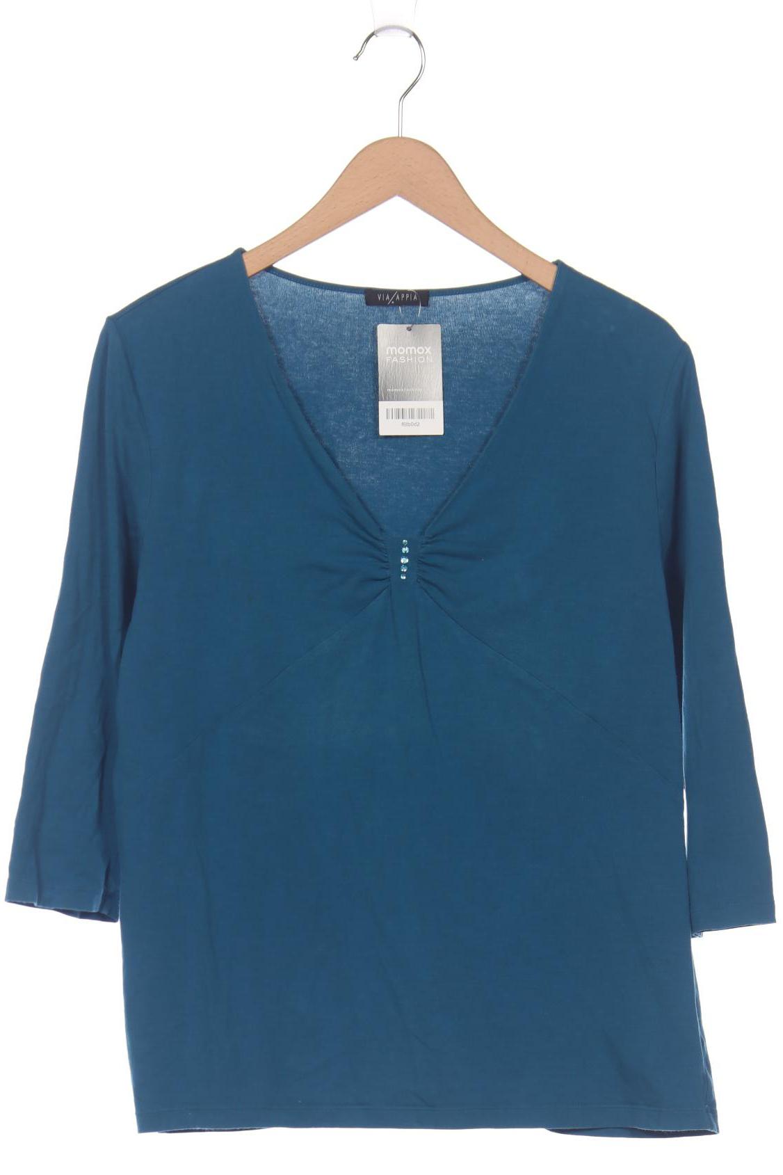 

VIA Appia DUE Damen Langarmshirt, blau, Gr. 44