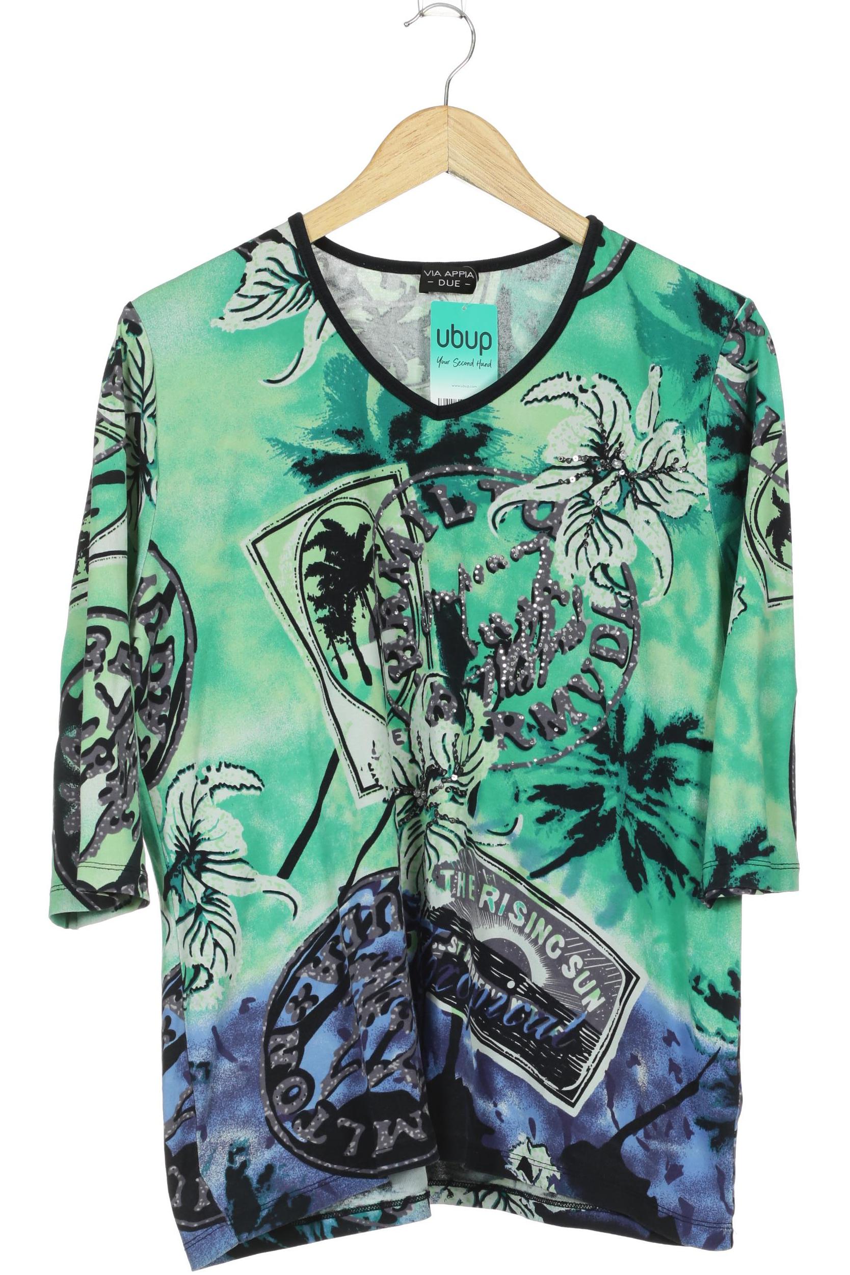 

VIA Appia DUE Damen Langarmshirt, grün, Gr. 46