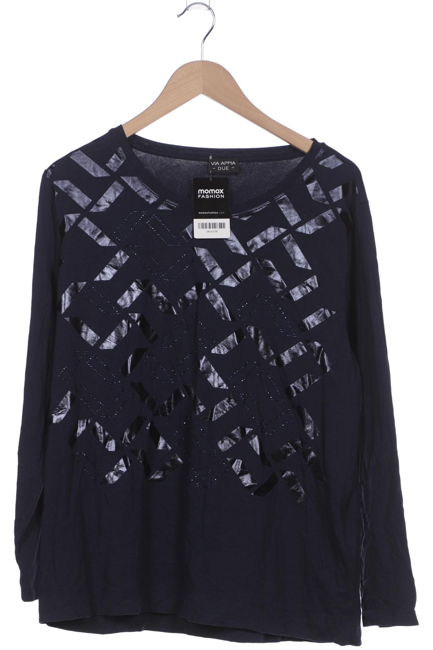 

VIA Appia DUE Damen Langarmshirt, marineblau, Gr. 44