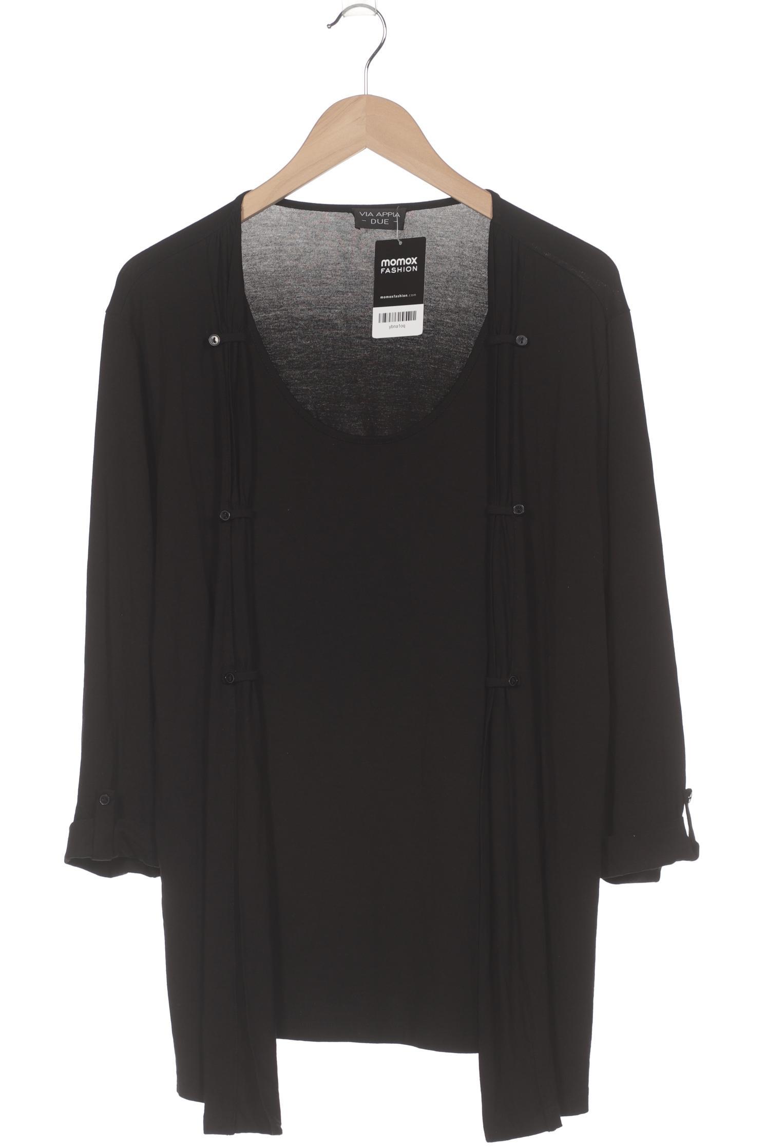 

VIA Appia DUE Damen Langarmshirt, schwarz, Gr. 48