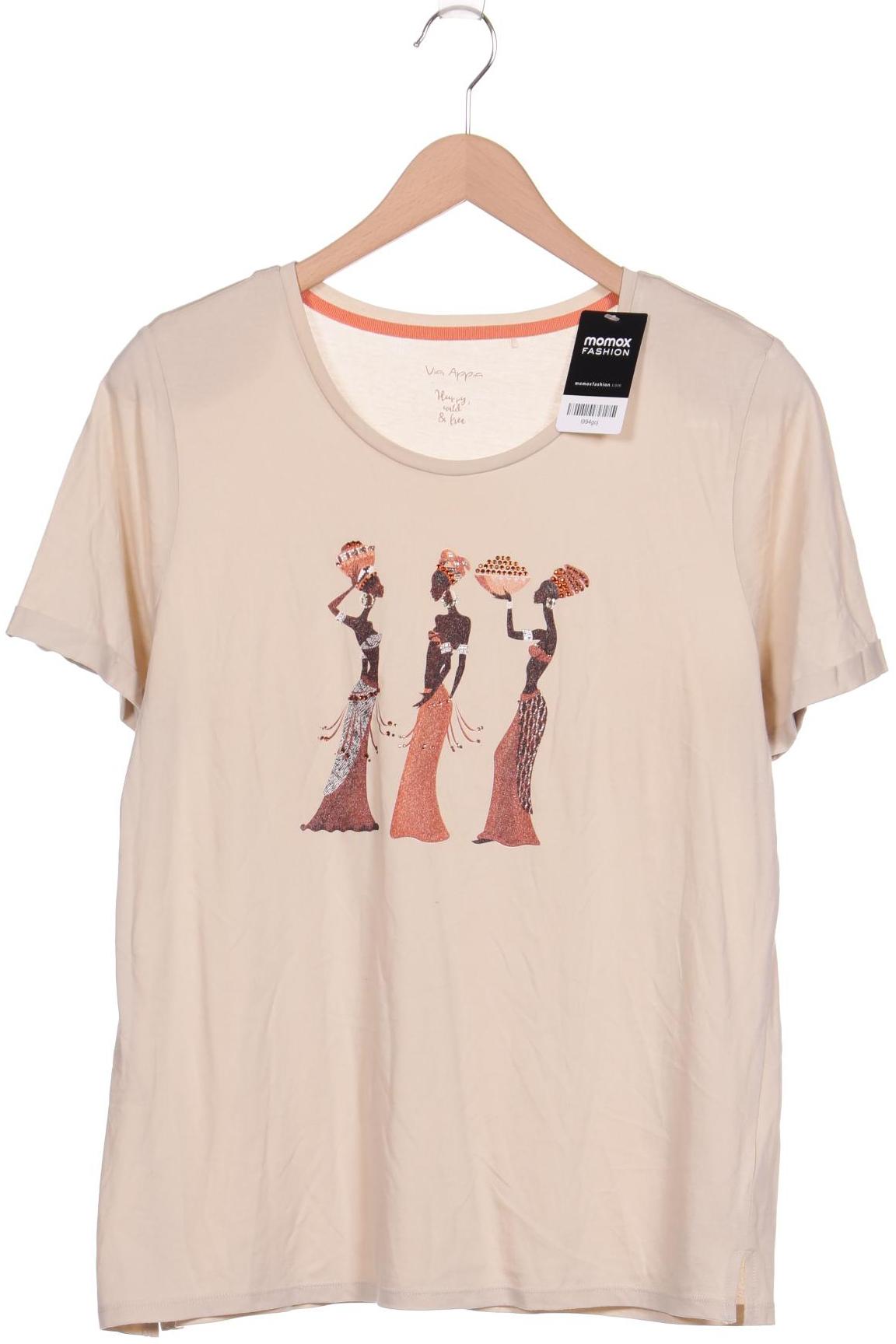 

VIA Appia DUE Damen T-Shirt, beige, Gr. 44