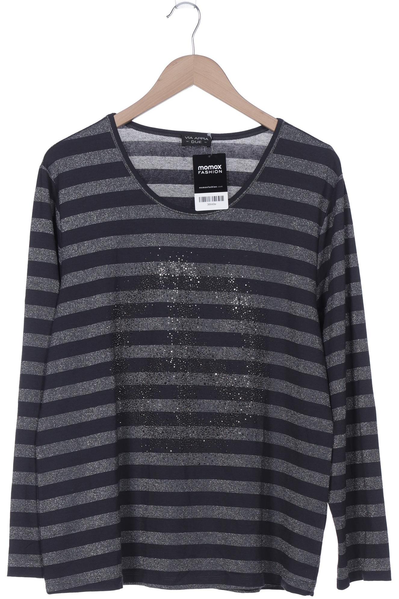 

VIA Appia DUE Damen Langarmshirt, grau, Gr. 46