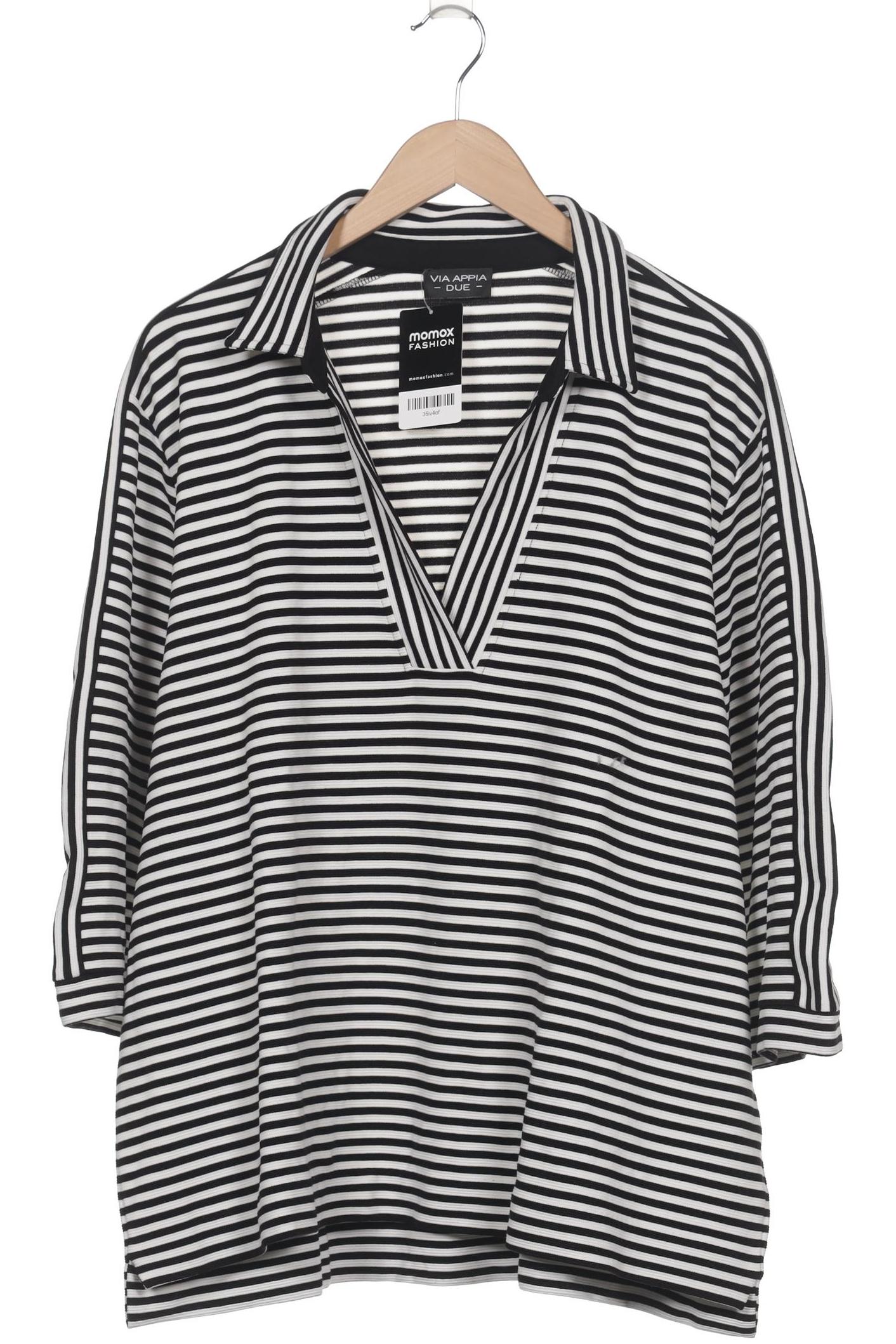 

VIA Appia DUE Damen Poloshirt, schwarz, Gr. 50